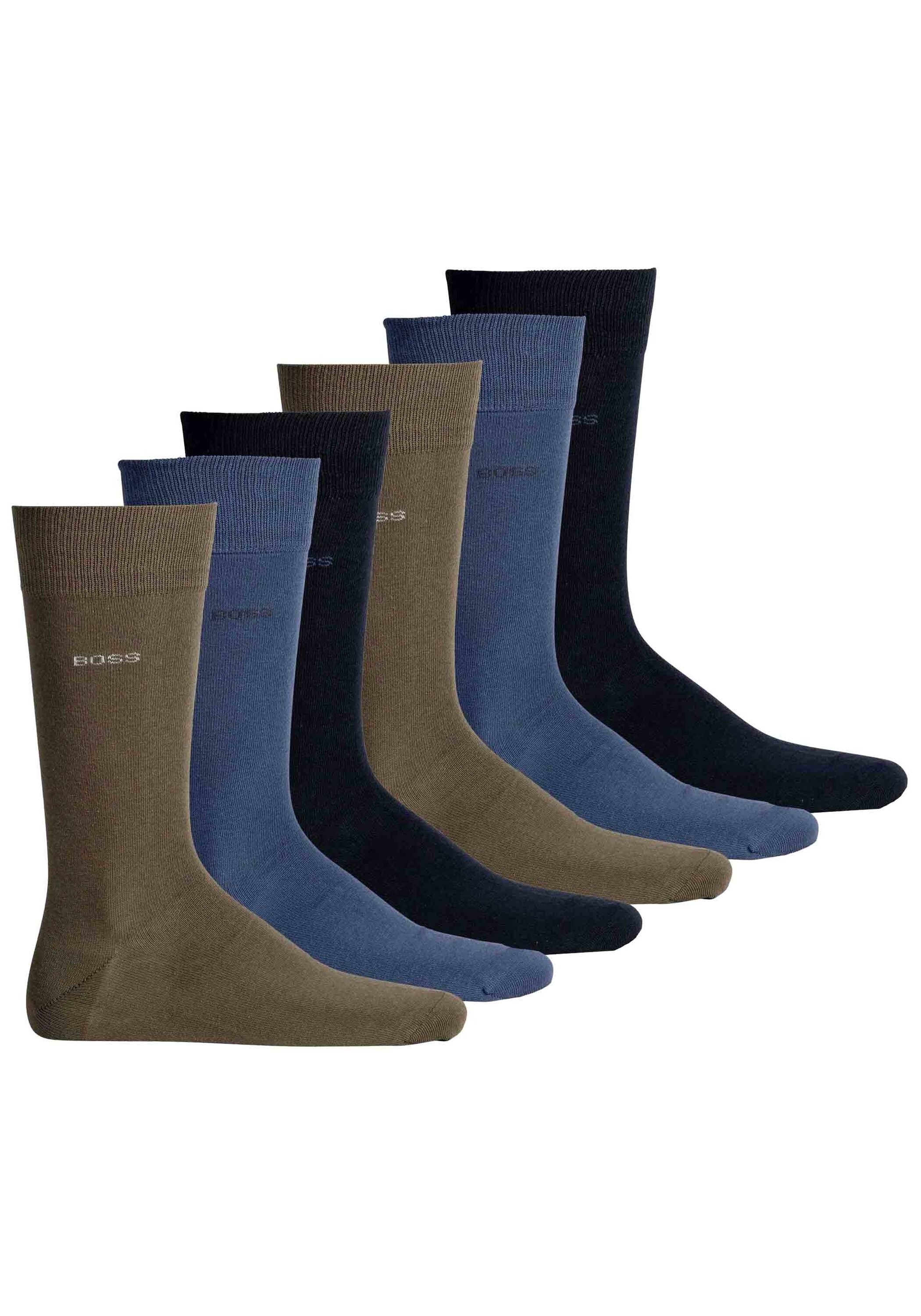 BOSS Kurzsocken "Socken 3P RS Uni Colors CC 6er Pack" günstig online kaufen