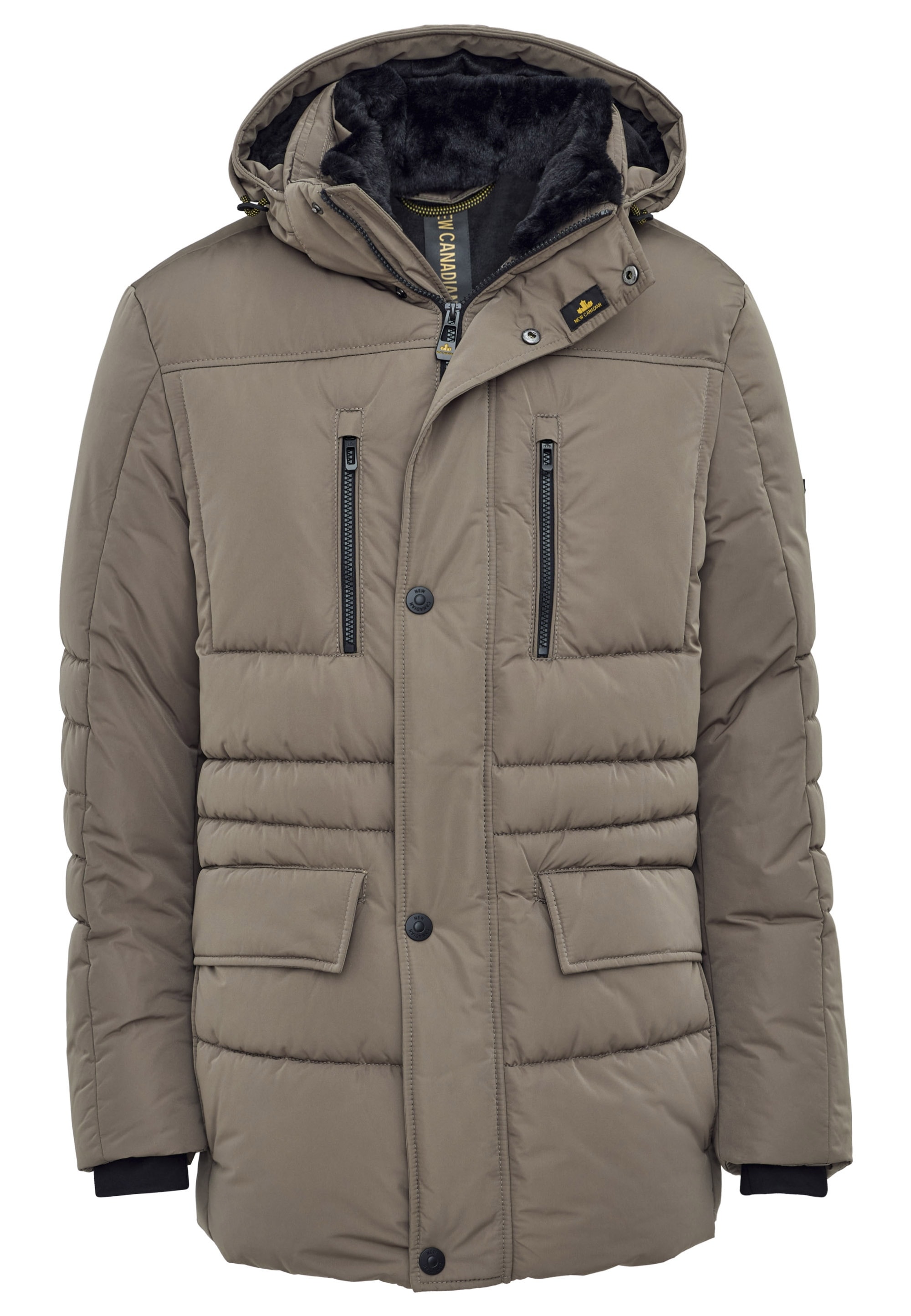 New Canadian Outdoorjacke »dry iQ-Funktionsjacke«, mit abnehmbarem Fellkragen