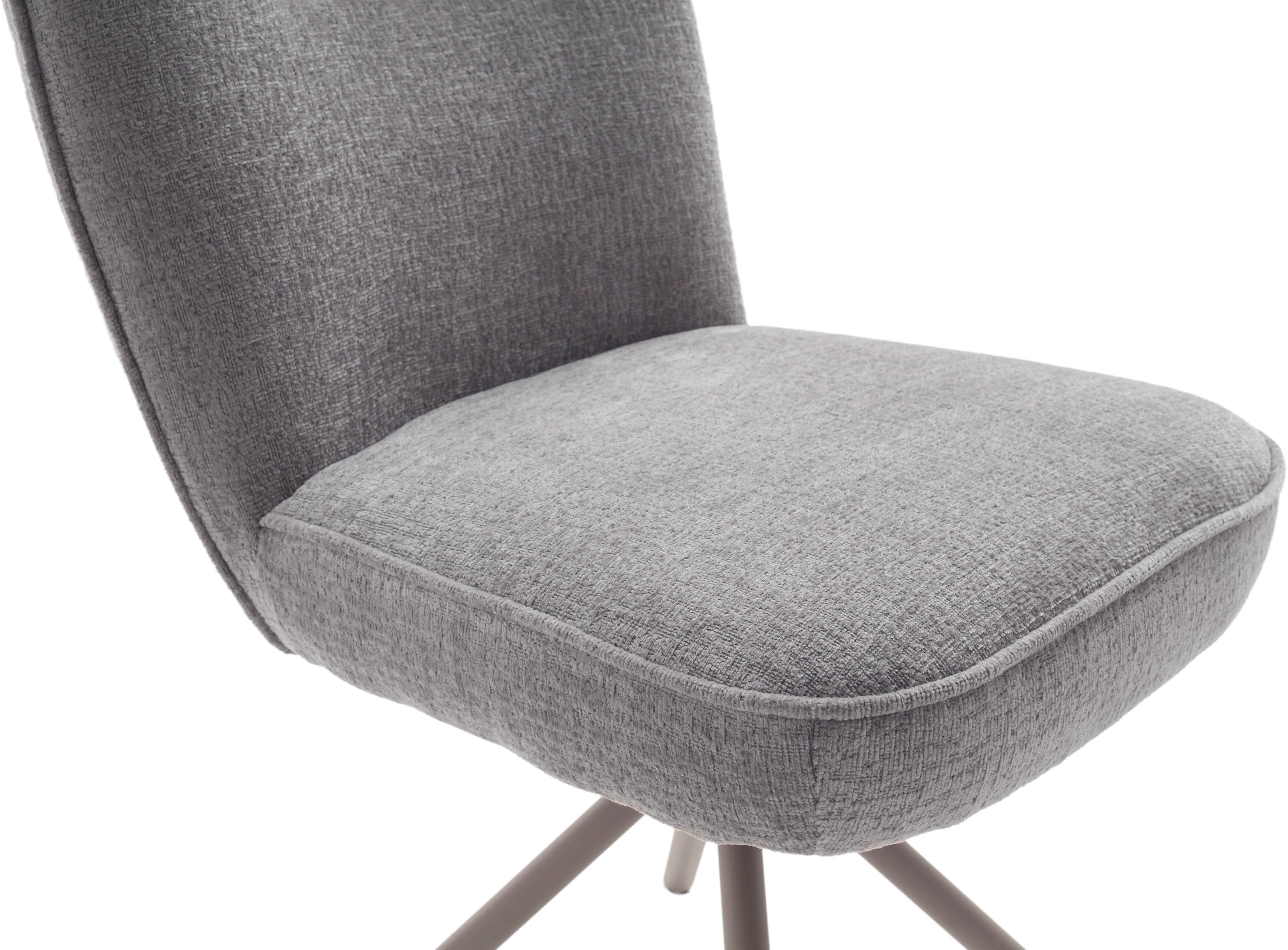 MCA furniture 4-Fußstuhl (Set) 2 Stk.180° drehbar, Taschenfederkern