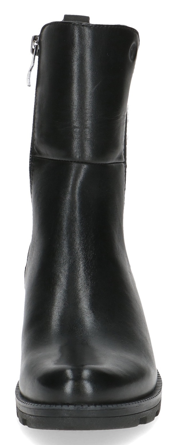Caprice Chelseaboots, Blockabsatz, Stiefelette, Komfortschuh mit breitem Stretcheinsatz