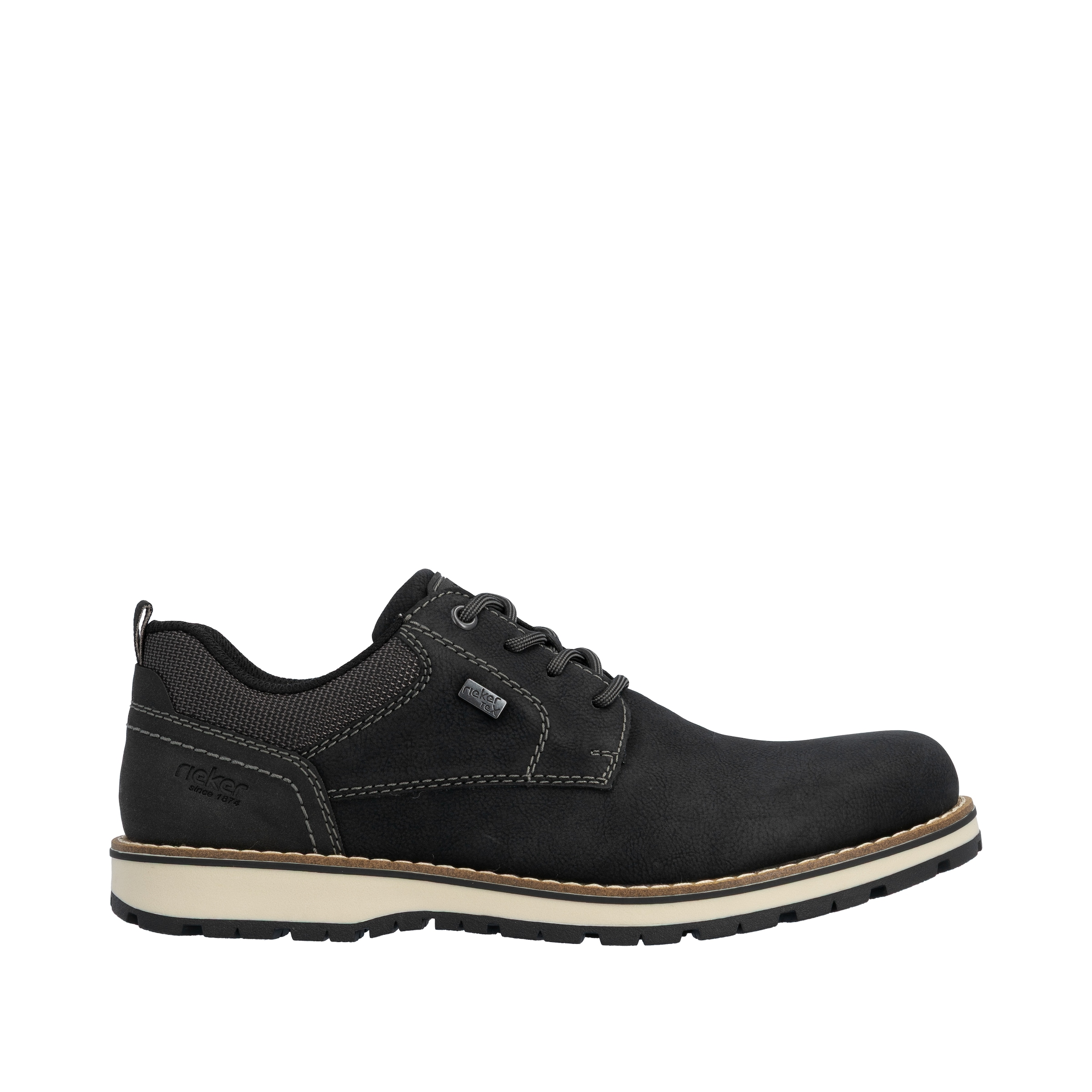 Rieker Schnürschuh, Business Schnürer, Halbschuh, Casual Sneaker mit Innenreißverschluss
