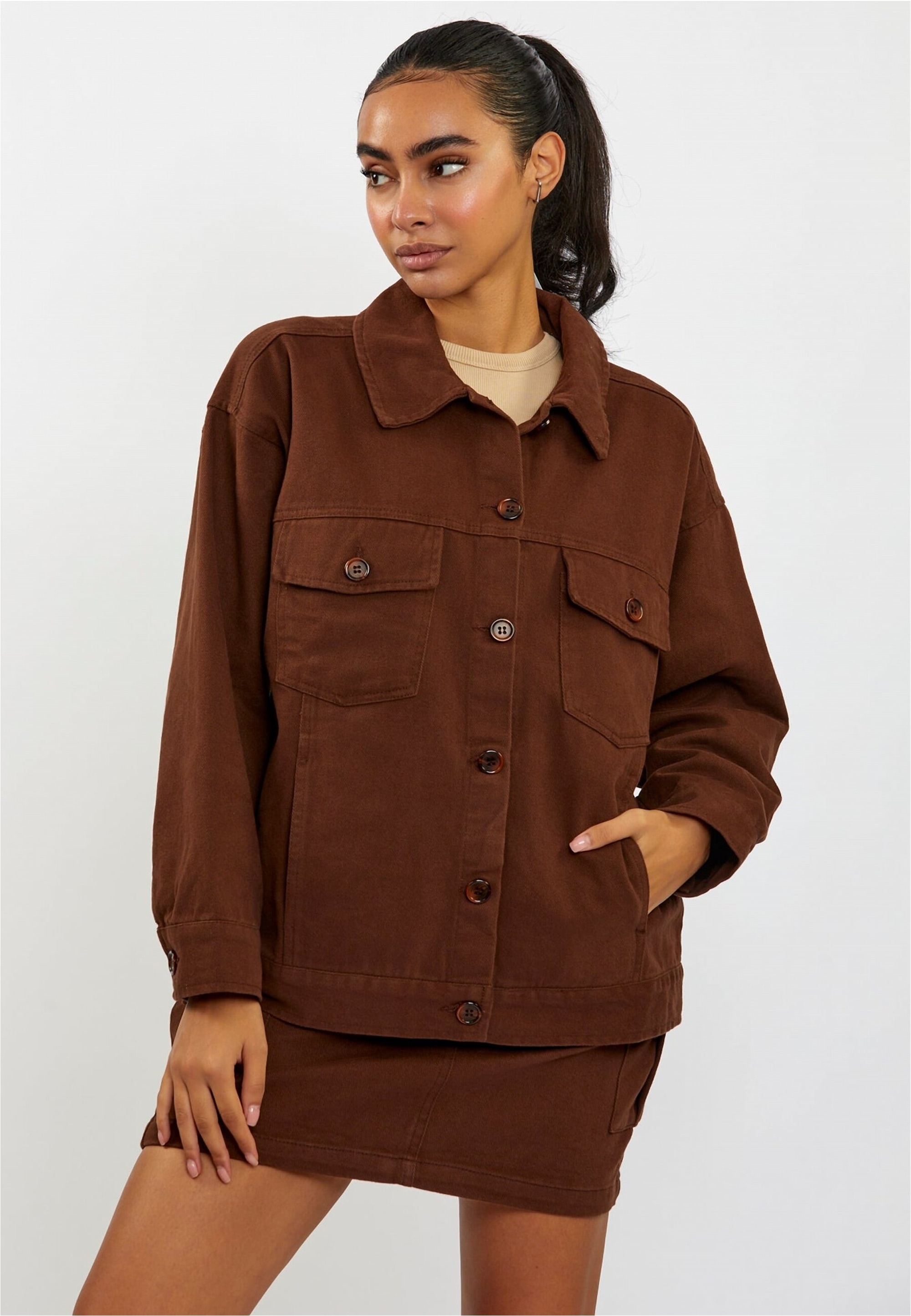 freshlions Outdoorjacke "Jenna" 1 Stk. tlg. im klassischen Design