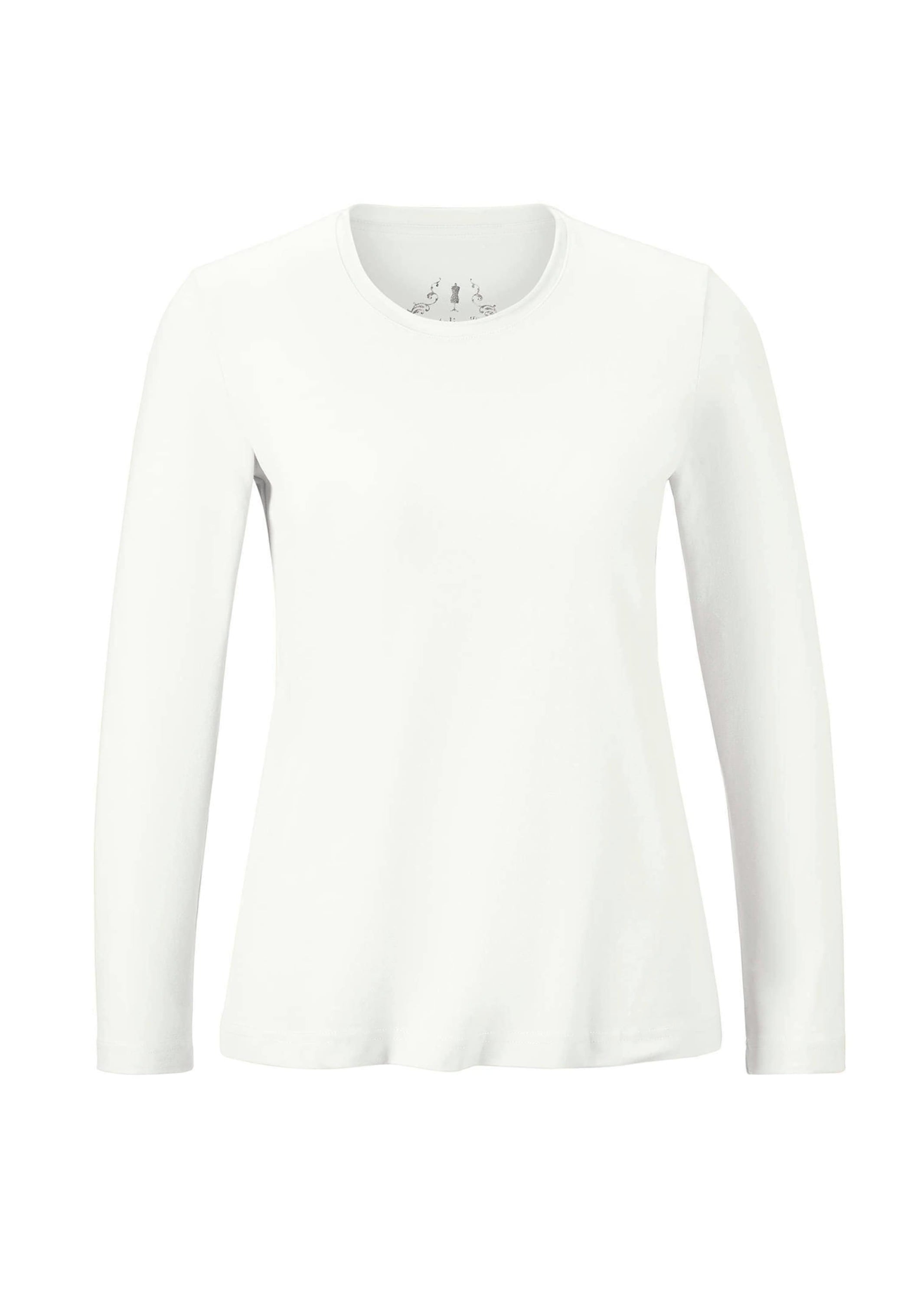 GOLDNER Longpullover "T-Shirt mit Rundhals" Ohne