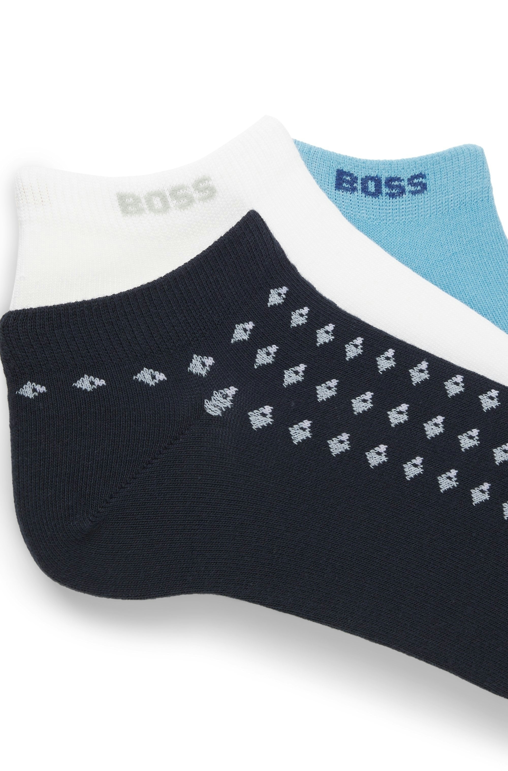 Thumbnail - BOSS Sneakersocken "3P AS Minipattern CC" 3 Paar tlg.