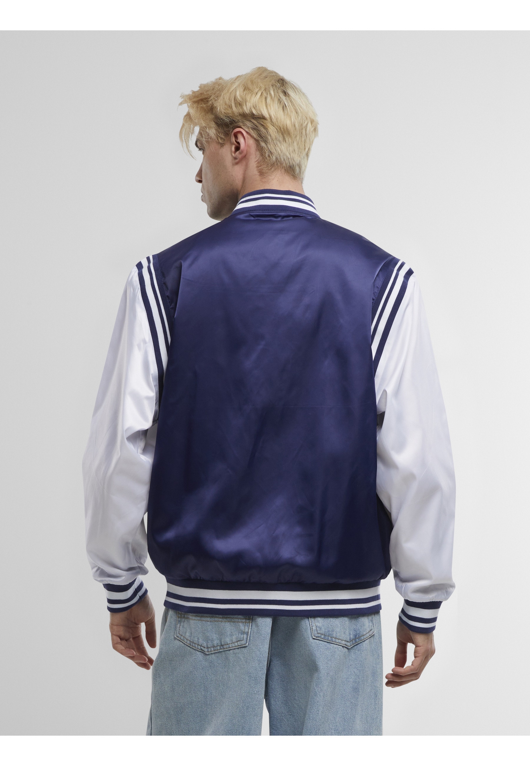 Starter Black Label Collegejacke »Starter Black Label Starter Satin College Jacket« 1 Stk. tlg. ohne Kapuze