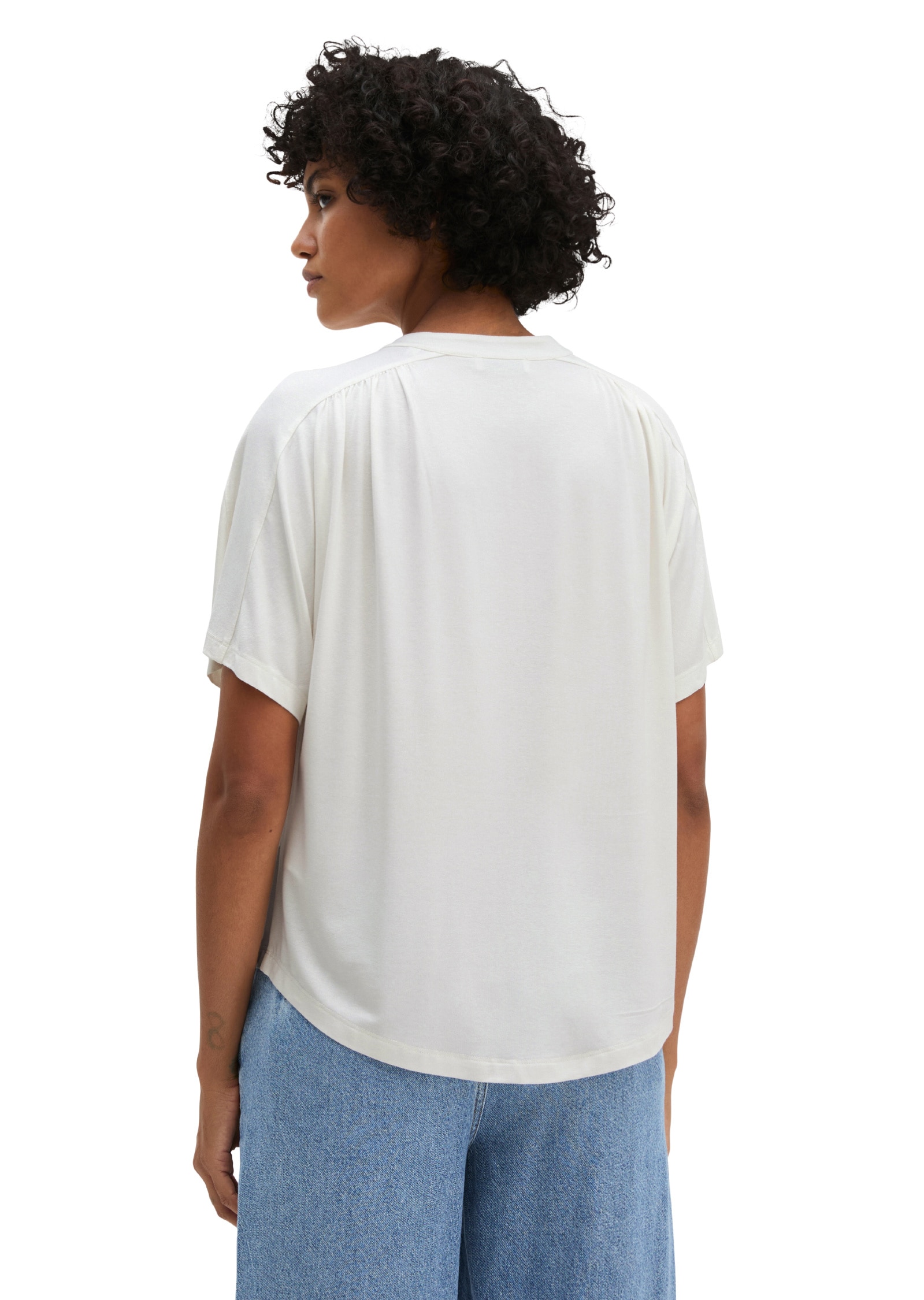 Marc O'Polo Kurzarmshirt »aus LENZING™ ECOVERO™«