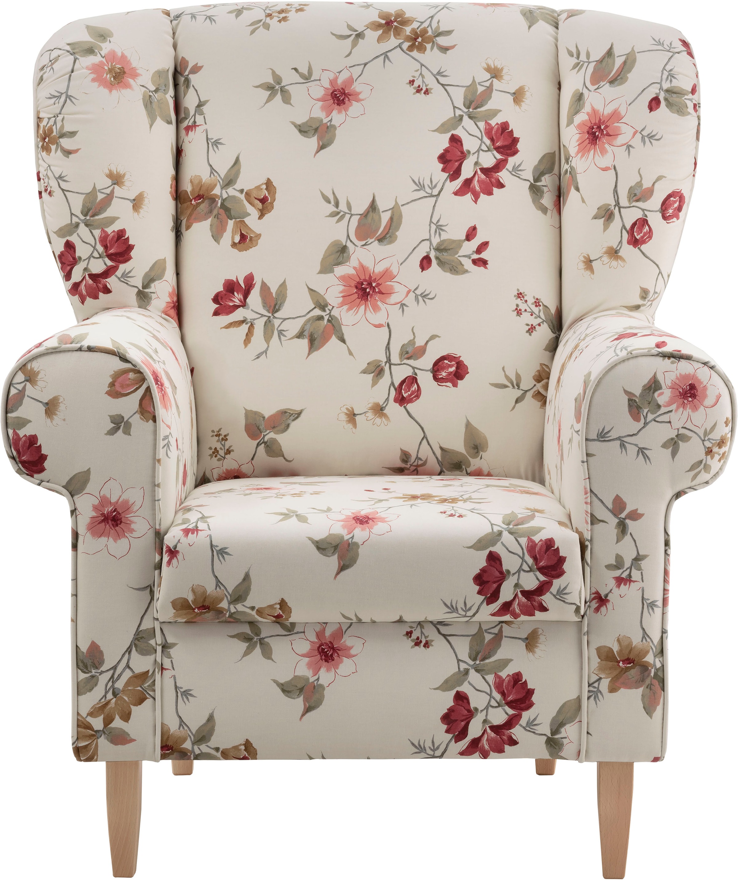 Home affaire Sessel "Asino inkl. Hocker als Set, bequem durch Federkern"