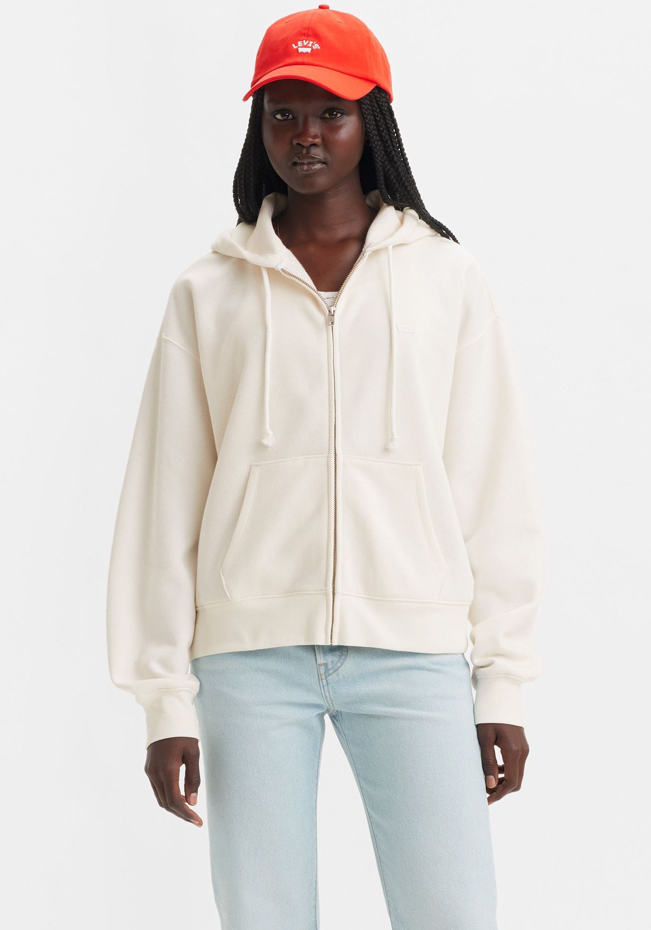 Levis Kapuzensweatjacke "EVERYDAY ZIP HOODIE" mit Logo Stickerei günstig online kaufen