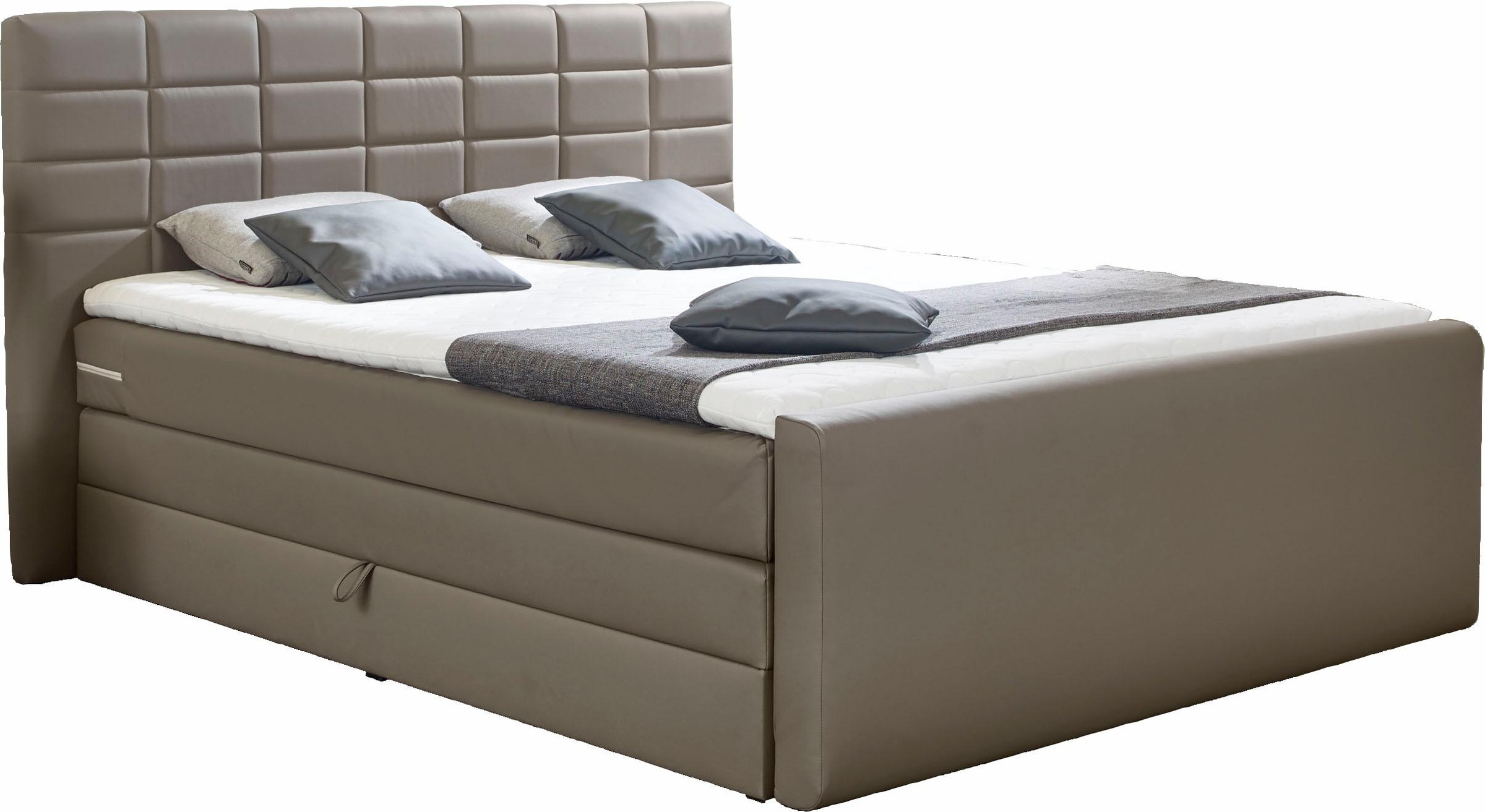 Home affaire Boxspringbett "Lethbridge" inkl. Bettkasten und Topper, zwei M günstig online kaufen