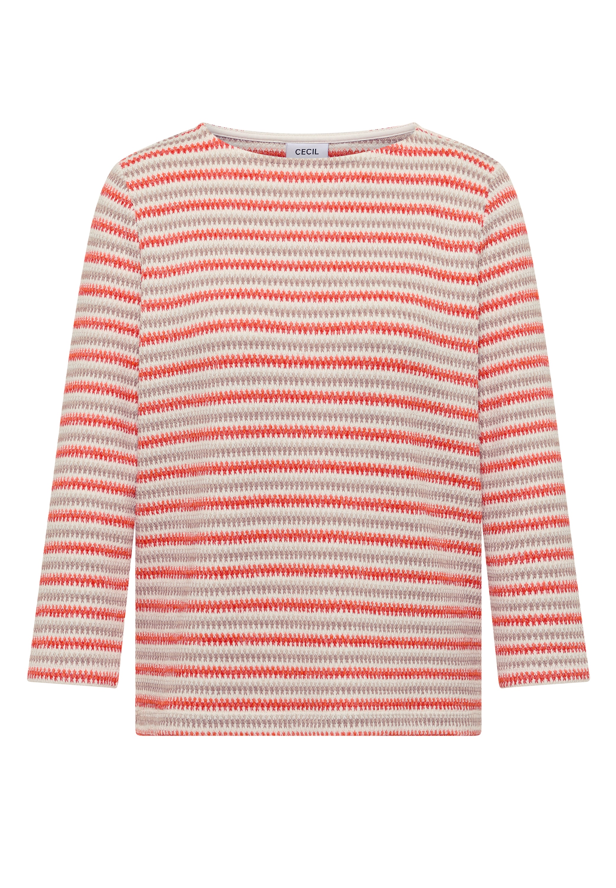 Cecil 3/4 Arm-Pullover mit Multicolor-Streifen