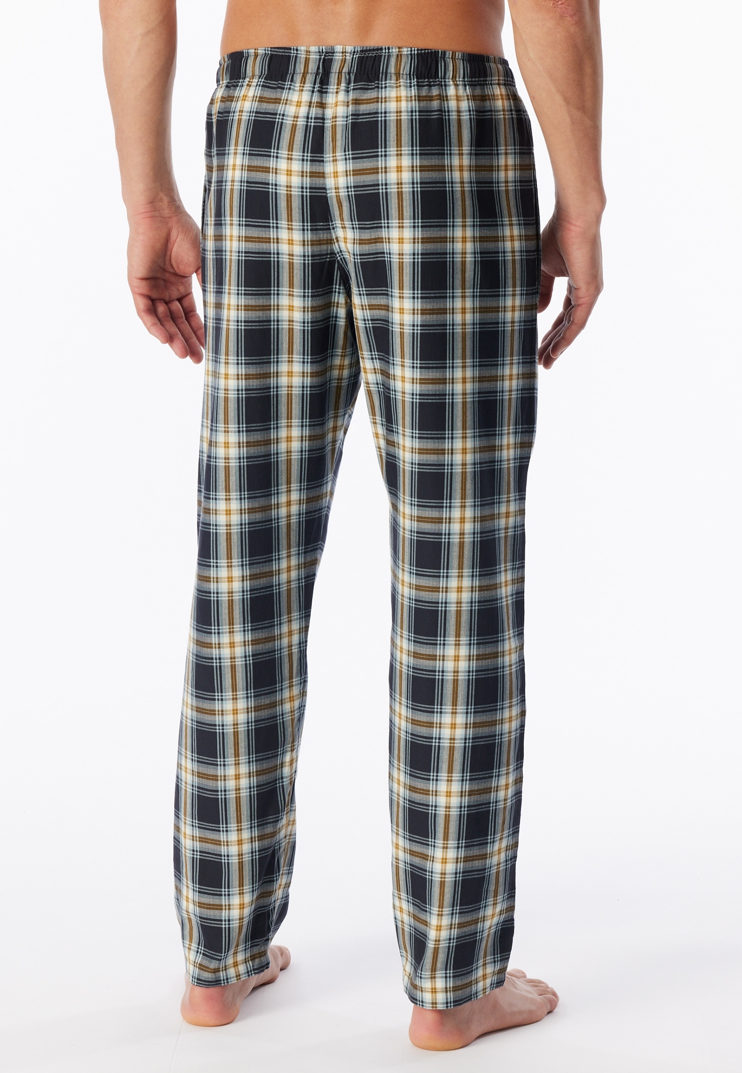 Schiesser Pyjamahose »Mix + Relax«  funktionale Knopfleiste, Bindeband, seitliche Taschen