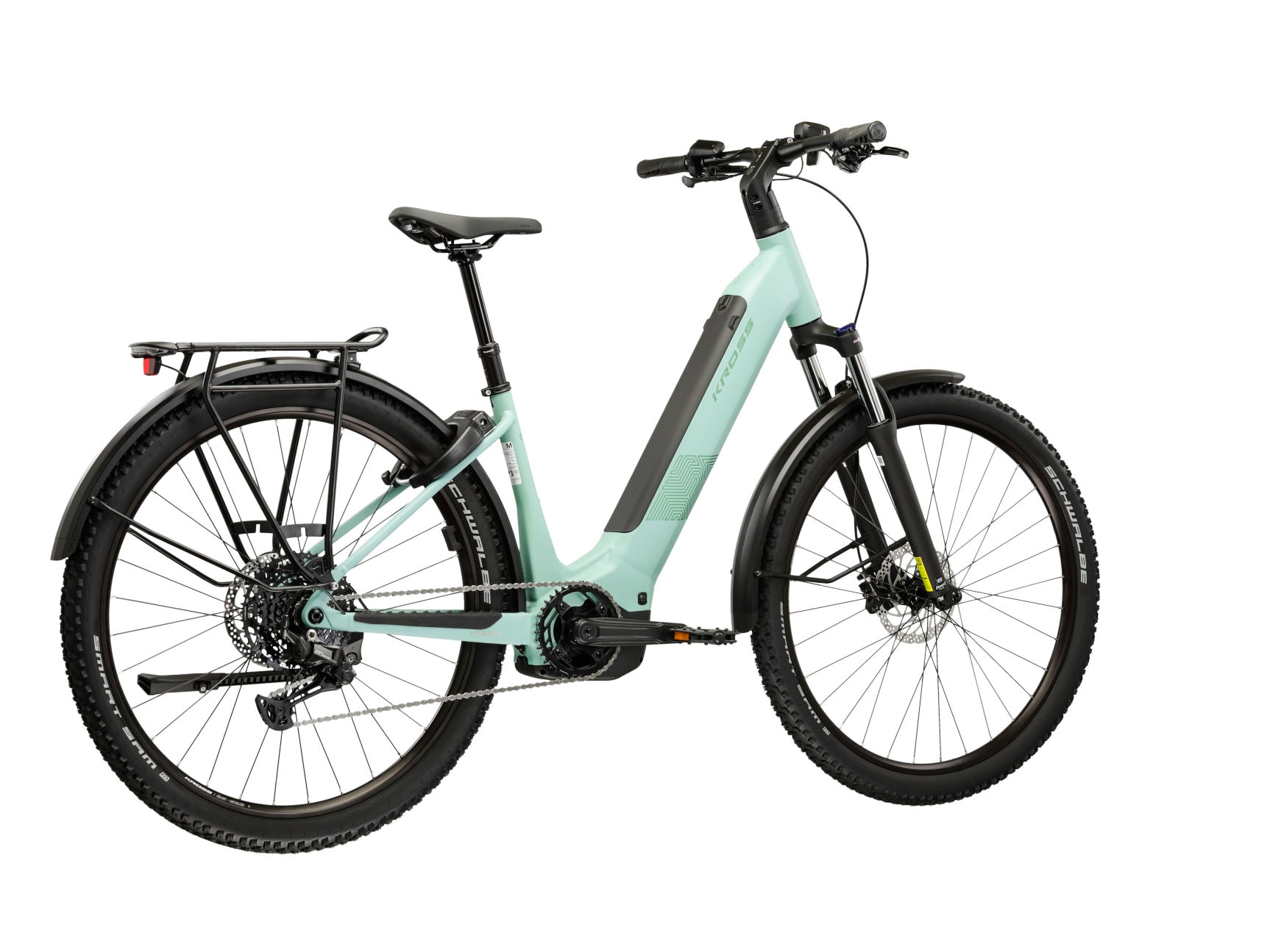 Kross »Influx Hybrid SUV 3.0 21,3Ah / Bosch 800 Wh 27,5" Grün 10 Gänge 2026« 10 Gang Shimano CUES U6000 Schaltwerk Kettenschaltung Mittelmotor 250 W BOSCH PERFORMANCE LINE PX 36 V/250 W, Mittelmotor