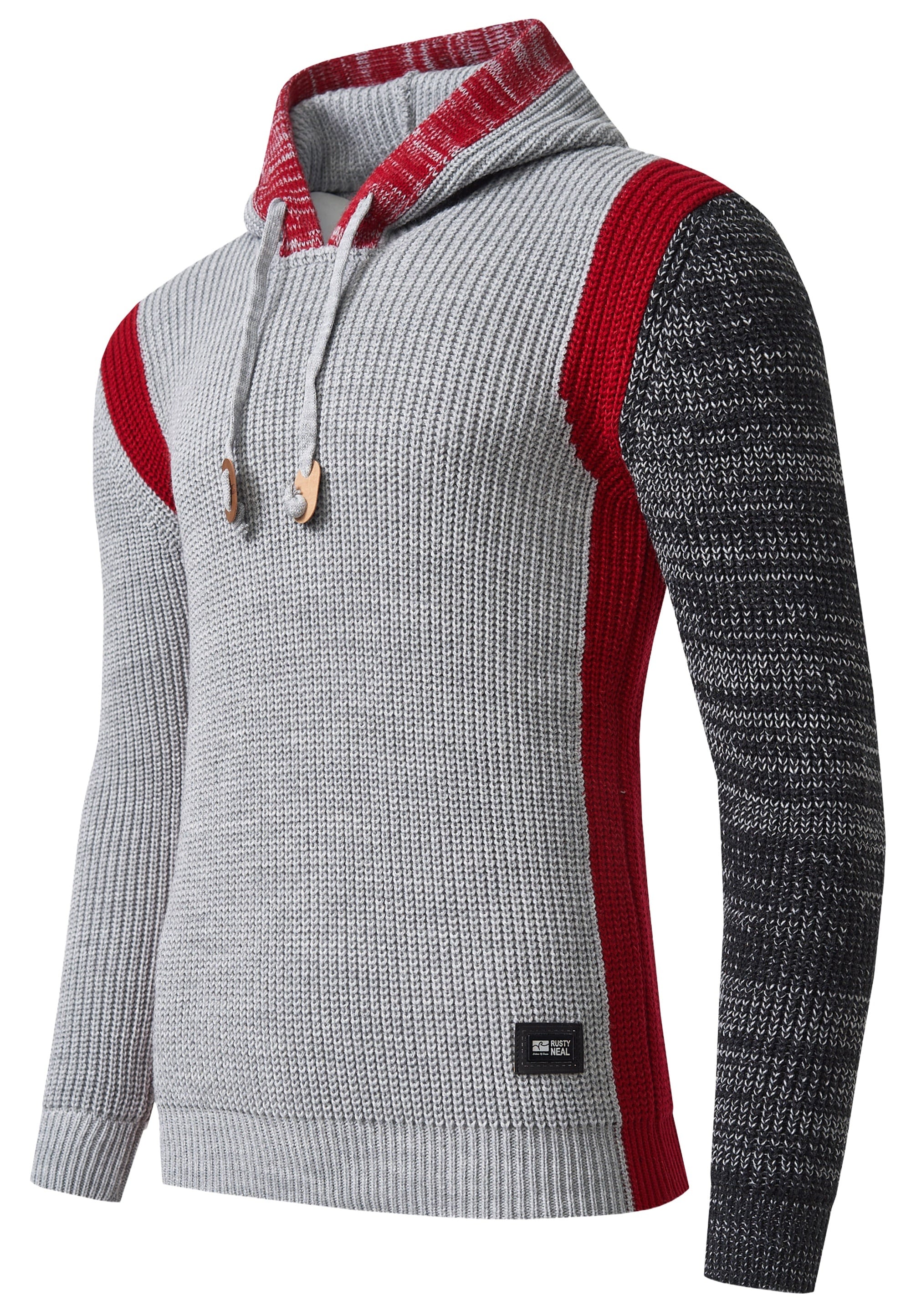 Rusty Neal Strickpullover mit Kontrast-Details