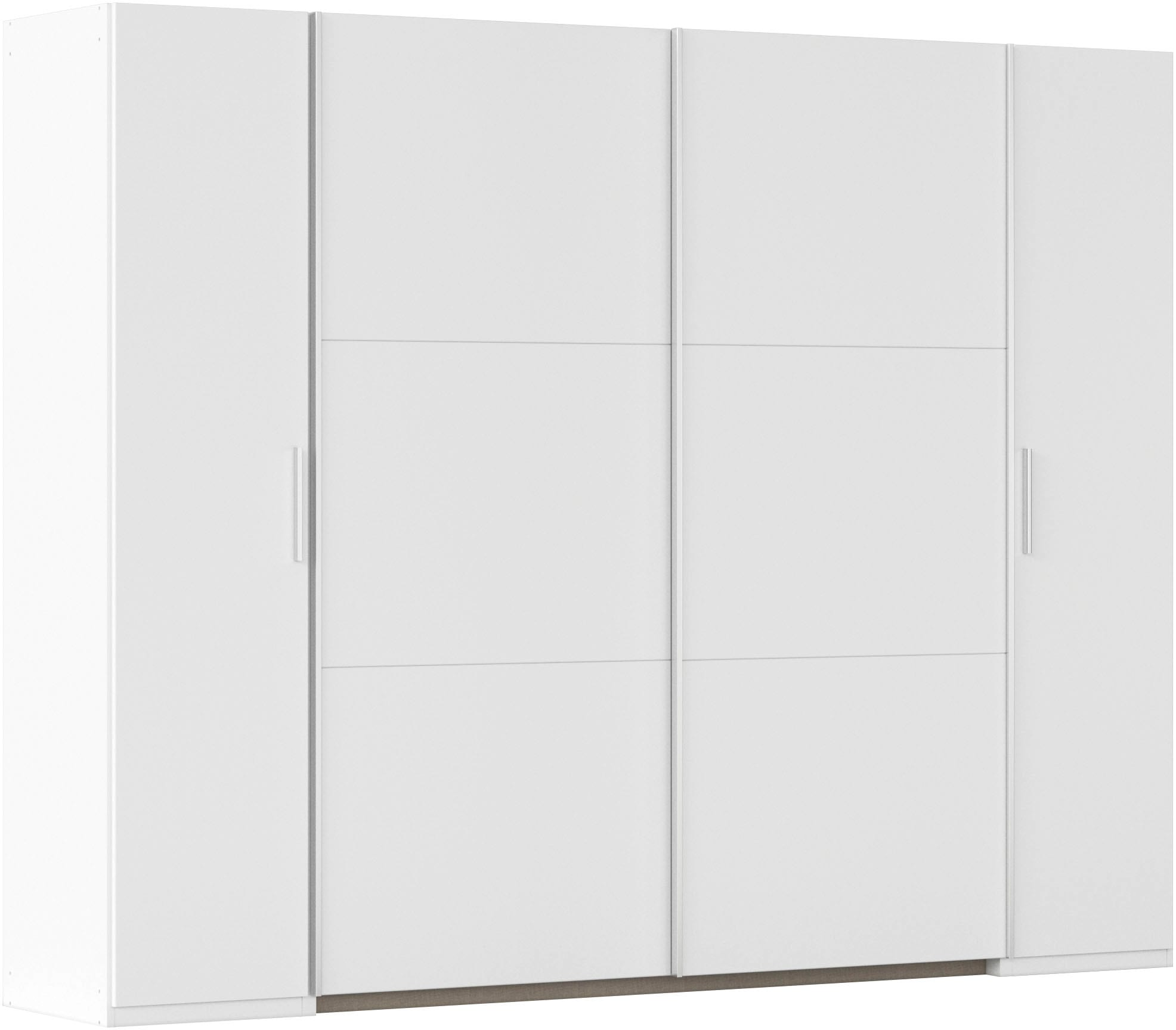 rauch Schwebetürenschrank "Kleiderschrank Drehtürenschrank Schrank Garderobe KRONACH" in 3 Ausstattungen BASIC/CLASSIC/PREMIUM, Breiten 225/268/311/354 cm, mit Dreh- und Schwebetüren und vielen Einlegeböden MADE IN GERMANY