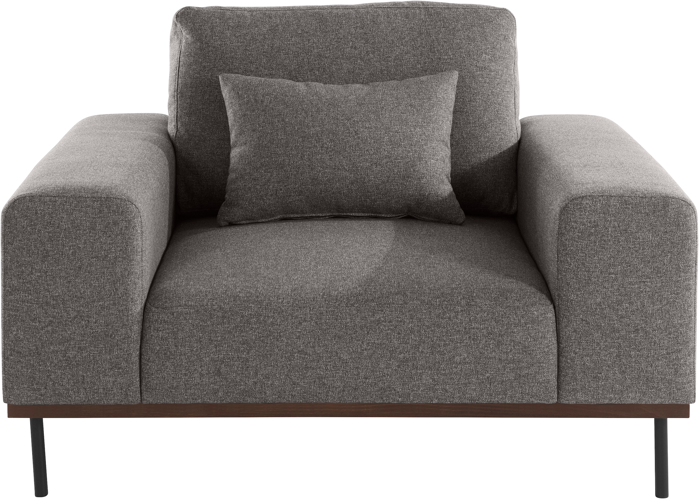 andas Loveseat »Mikael Sessel«, gebeizter Holzrahmen; passend zur Serie 'Mikael', incl. Zierkissen