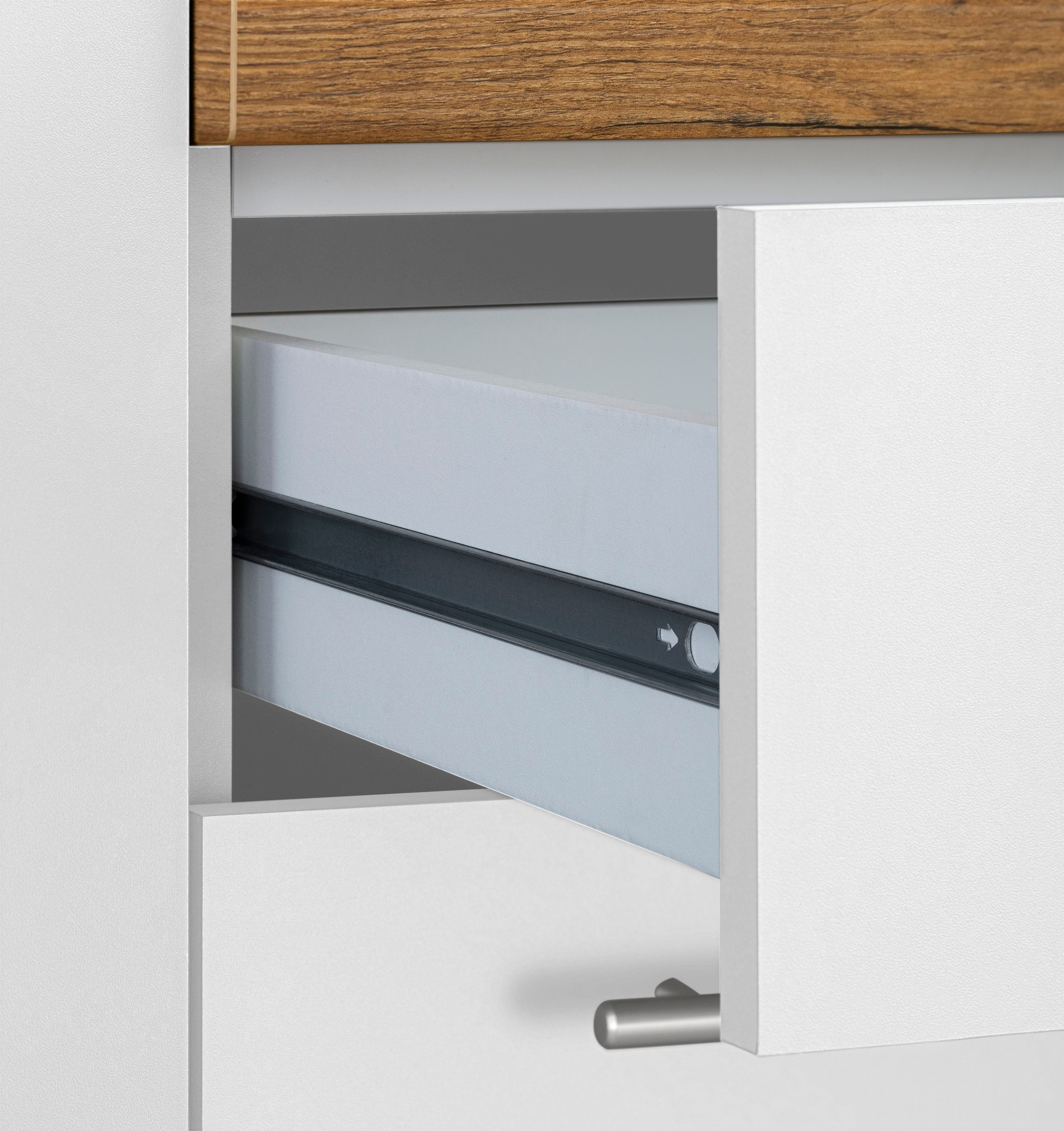 wiho Küchen Küchenzeile »Unna«, mit E-Geräten, Breite 220 cm