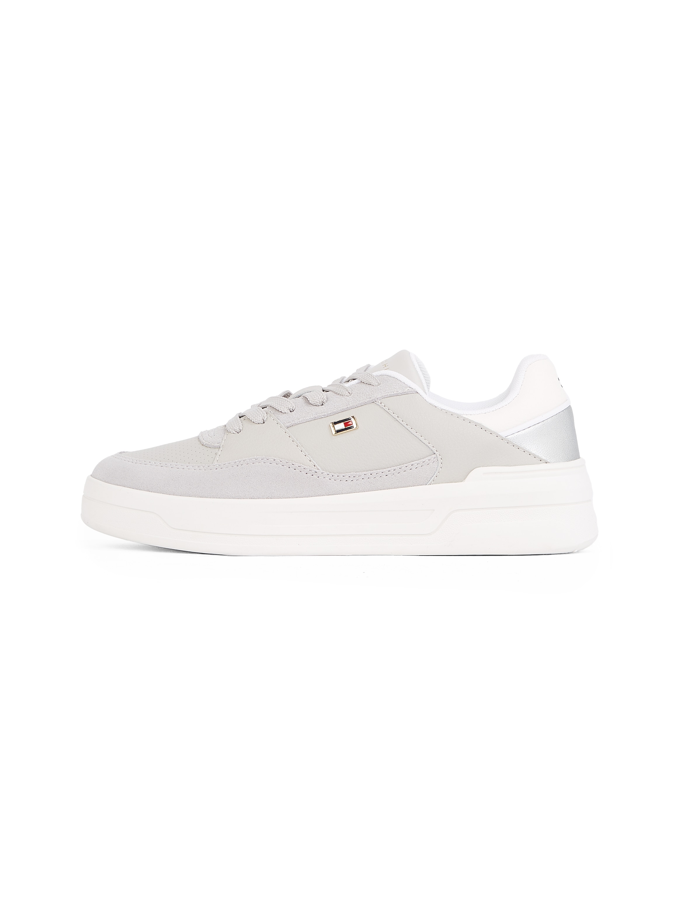 Tommy Hilfiger Plateausneaker "ESSENT BASKET SNEAKER METALLIC", Freizeitsch günstig online kaufen