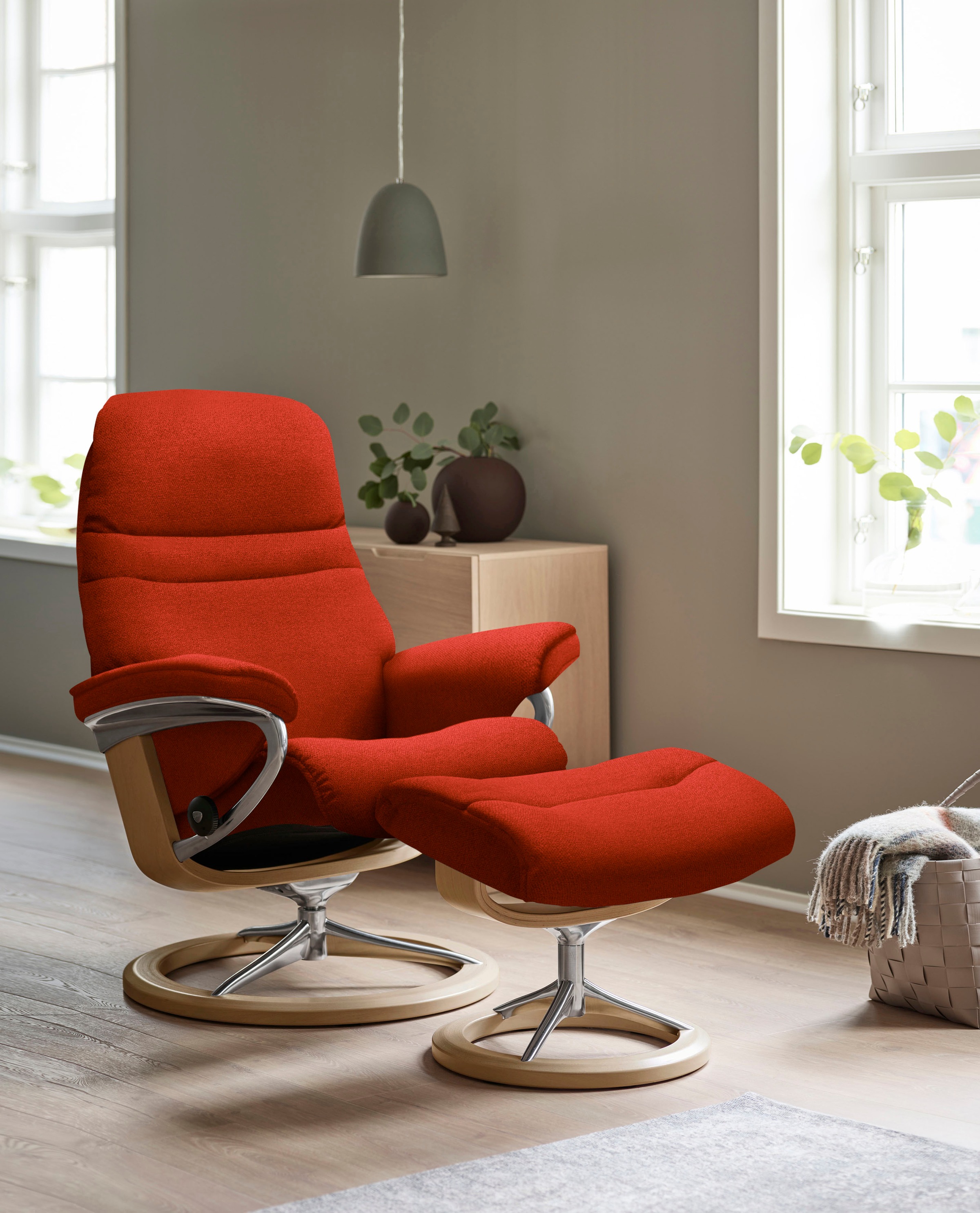 Stressless® Relaxsessel »Sunrise«, mit Signature Base, Größe M, Gestell Eiche