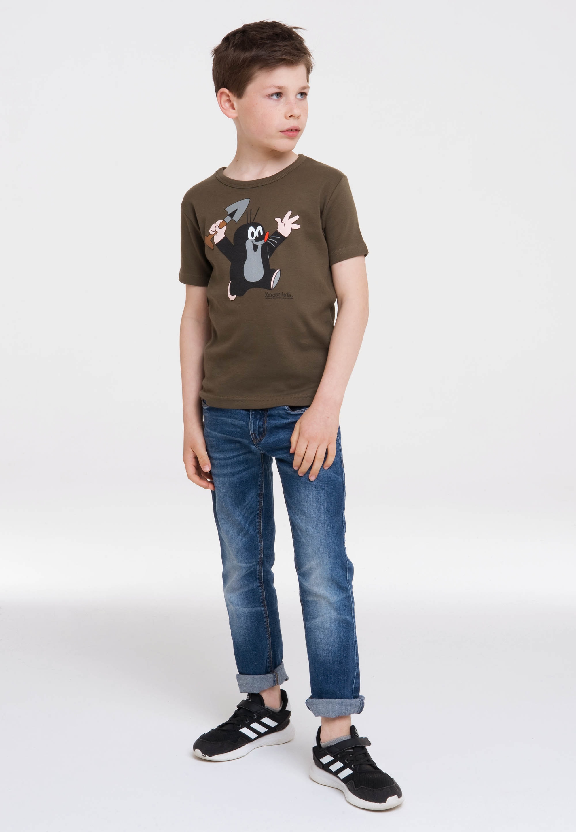 LOGOSHIRT T-Shirt »Der kleine Maulwurf«, mit lizenzierten Originaldesign