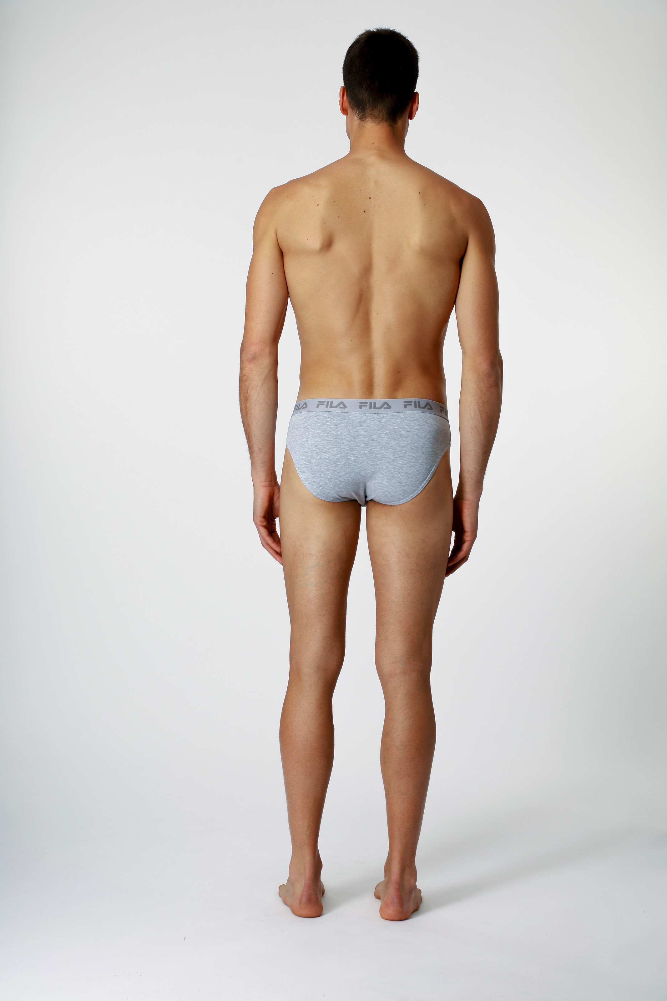 Fila Slip »MAN BRIEF«, (3er Pack), elastischer Logobund
