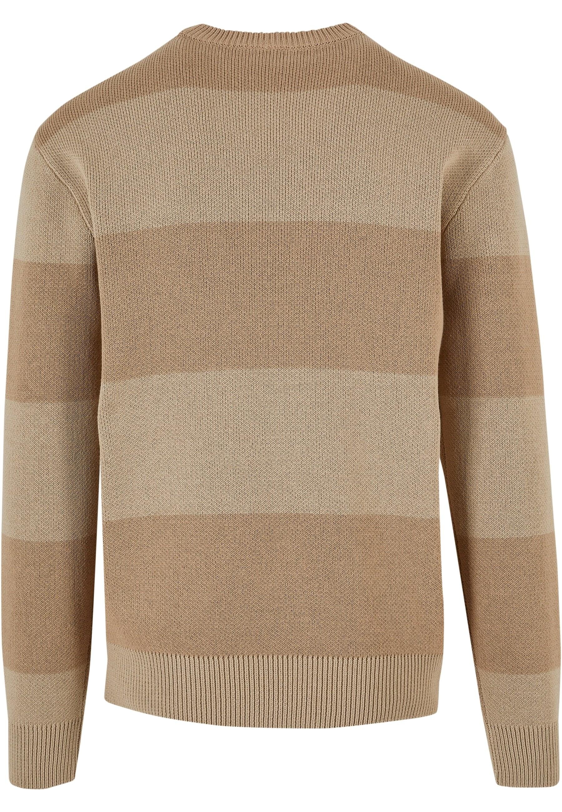 URBAN CLASSICS Rundhalspullover »Urban Classics Herren Heavy Oversized Striped Sweatshirt«, (1 tlg.)