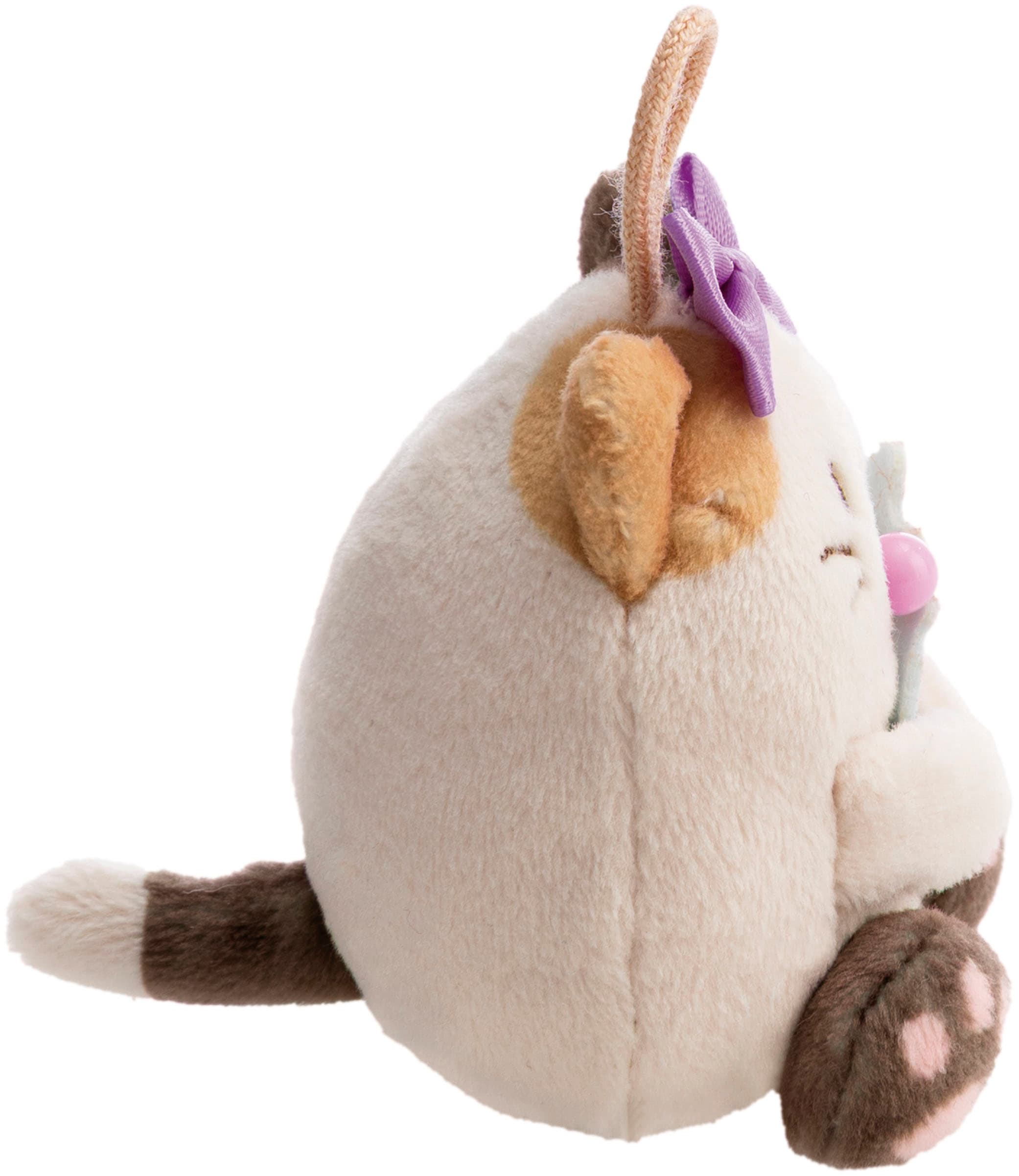 Nici »mymochi, Set Katze Angy 7cm mit Babyflasche & Bettchen mit Karabiner« in Geschenkbox