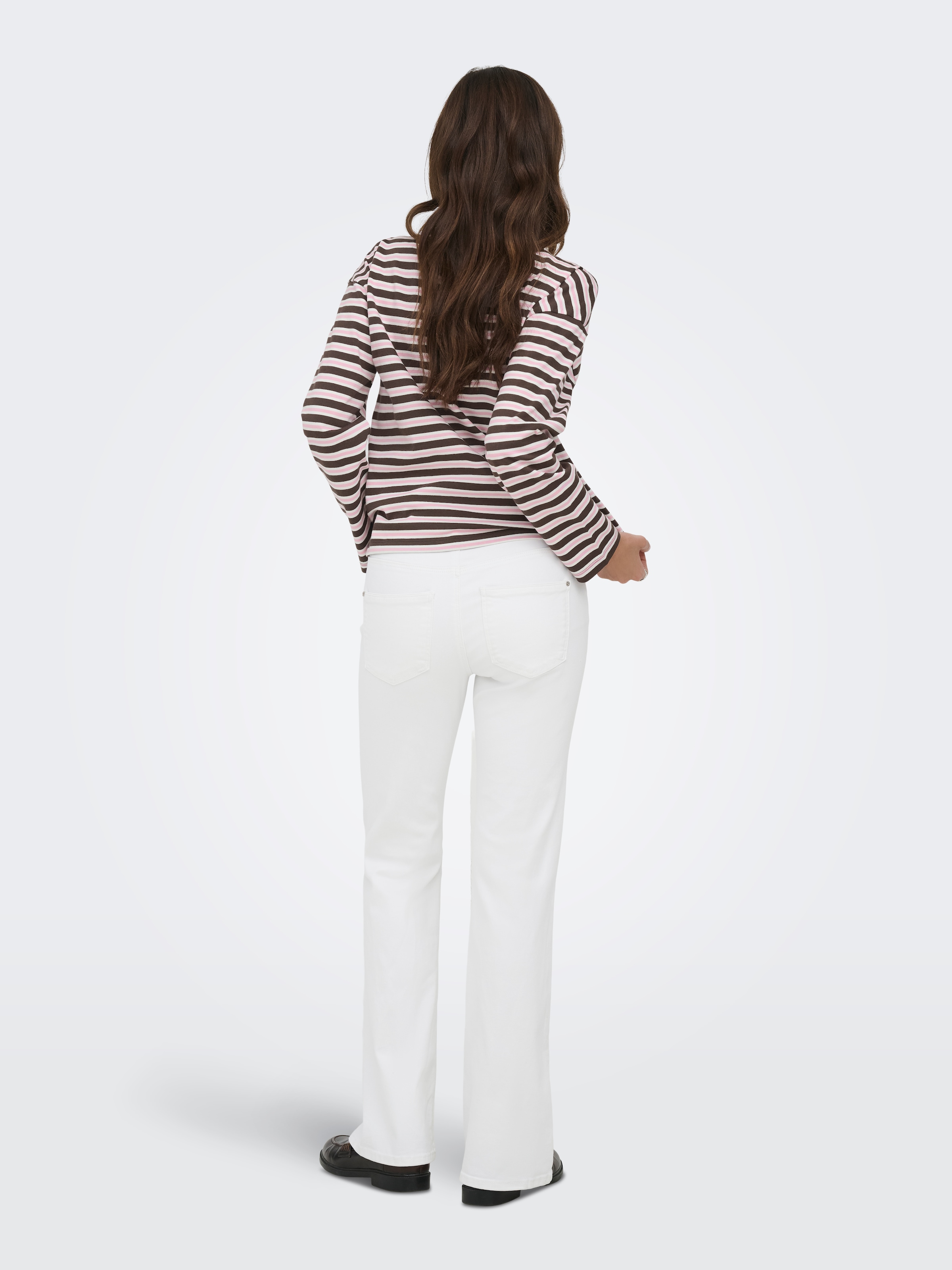 ONLY Bootcut-Jeans »ONLWAUW HW FLARED WHITE DNM PIM221«