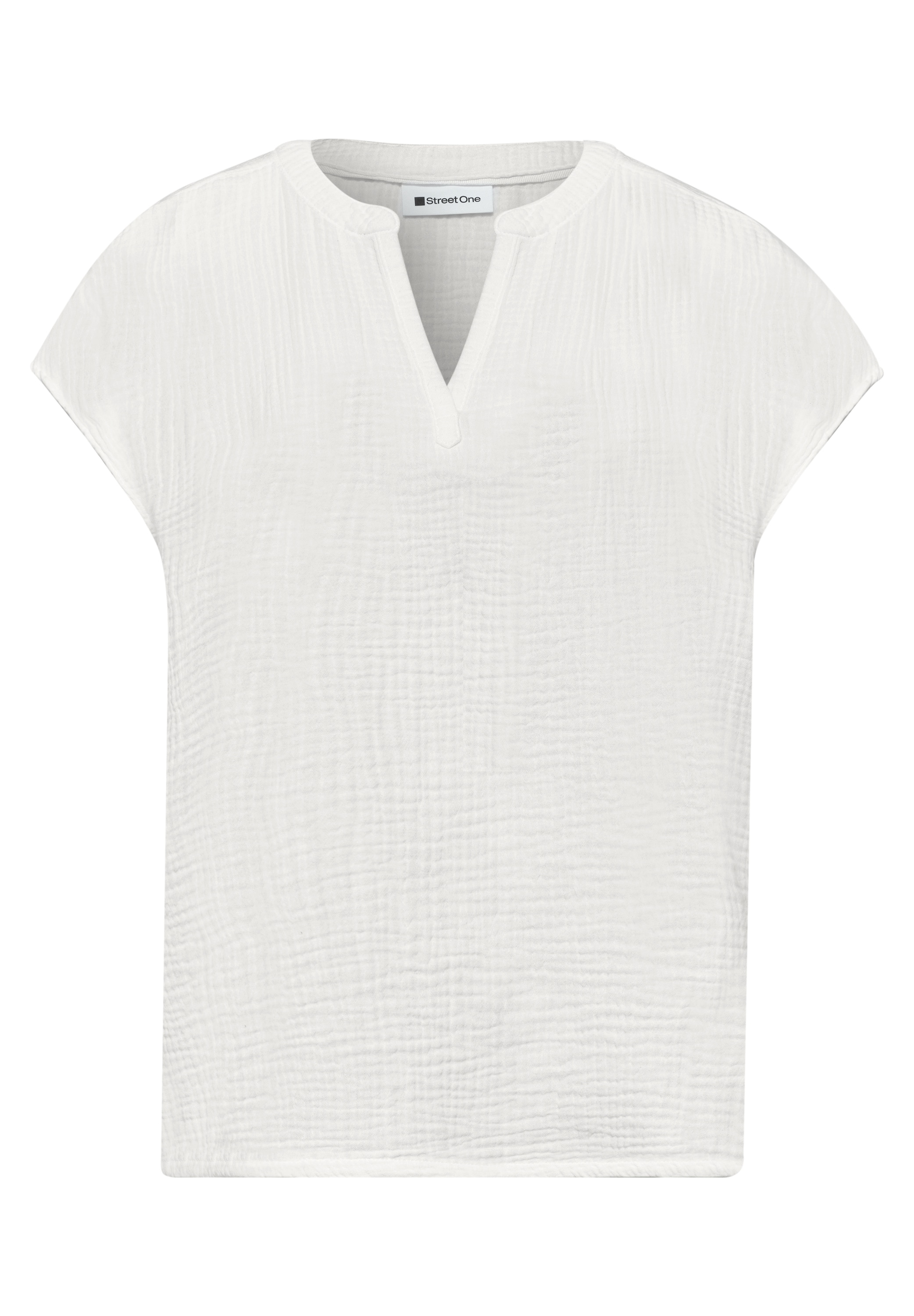 STREET ONE Blusenshirt aus reiner Baumwolle