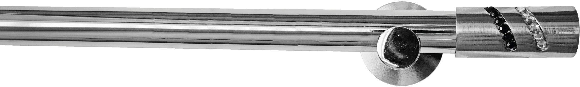 GARESA Gardinenstange "BOSTON" Ø 20 mm 1 läufig-läufig Wunschmaßlänge Vorha günstig online kaufen