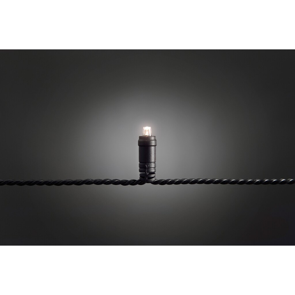 KONSTSMIDE LED-Lichterkette »Weihnachtsdeko aussen«, 80 St.-flammig, Micro LED Lichterkette, schutzisoliert/umgossen, 80 warm weiße Dioden