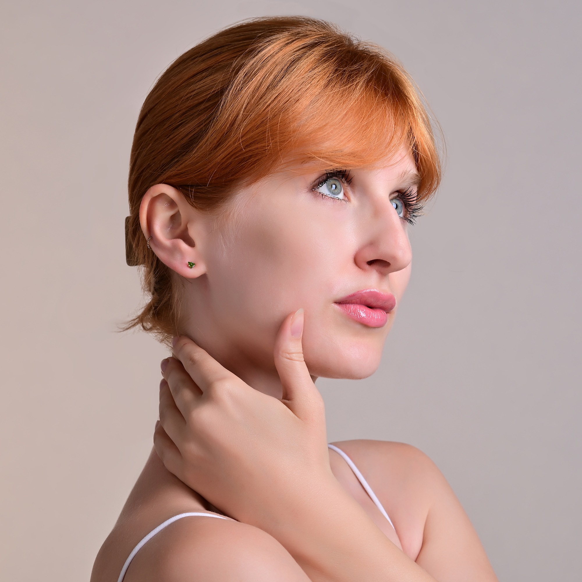 Paar Ohrhänger ADELIA´S "Damen Ohrringe – Ohrstecker aus Edelstahl mit Zirkonia", Damen, Gr. Damen, Edelstahl, silber, Ohrringe, Ideal zum Verschenken – schlicht und stilvoll 2