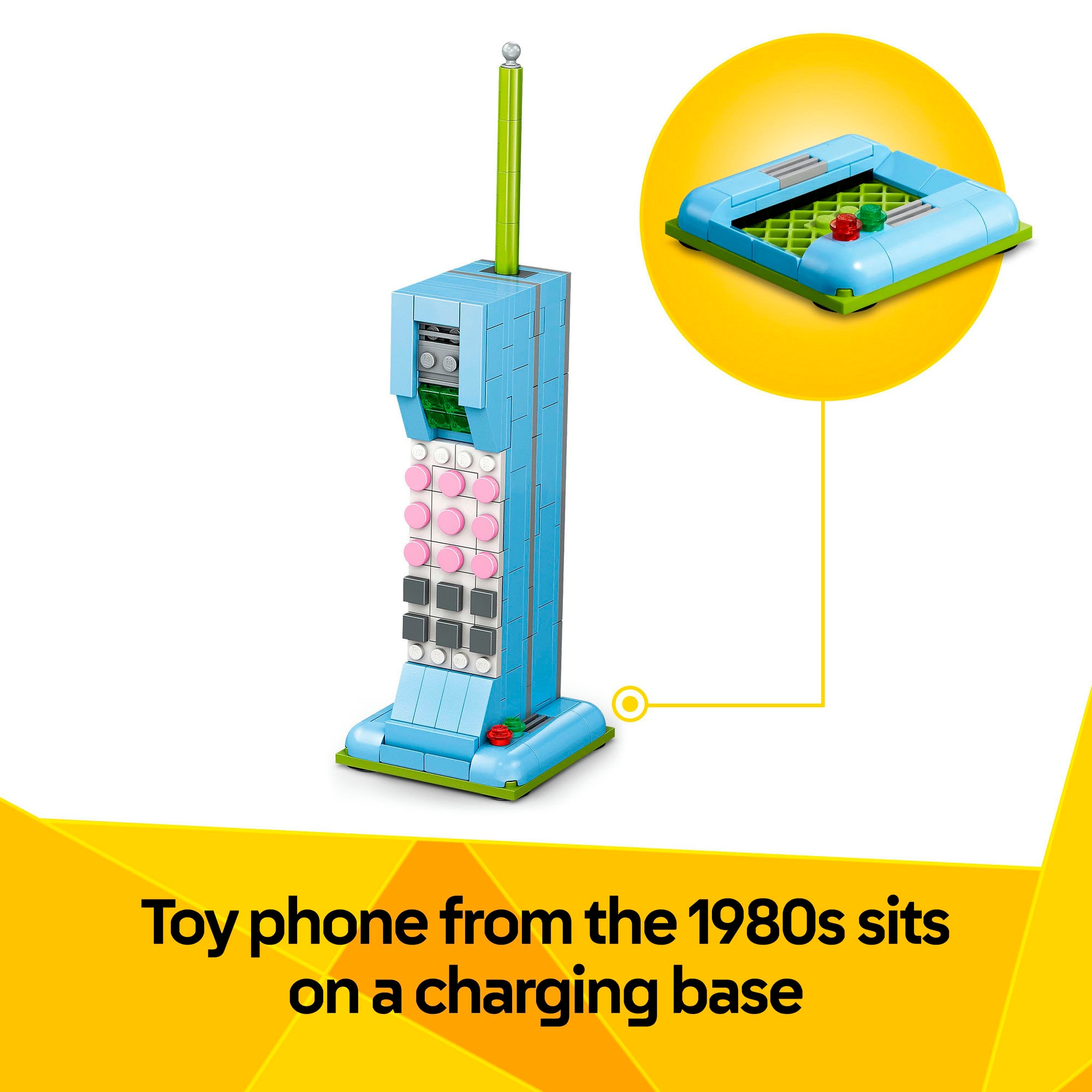 LEGO® Konstruktionsspielsteine »Retro-Telefon (31174), LEGO LEGO Creator«, (383 St.), Made in Europe