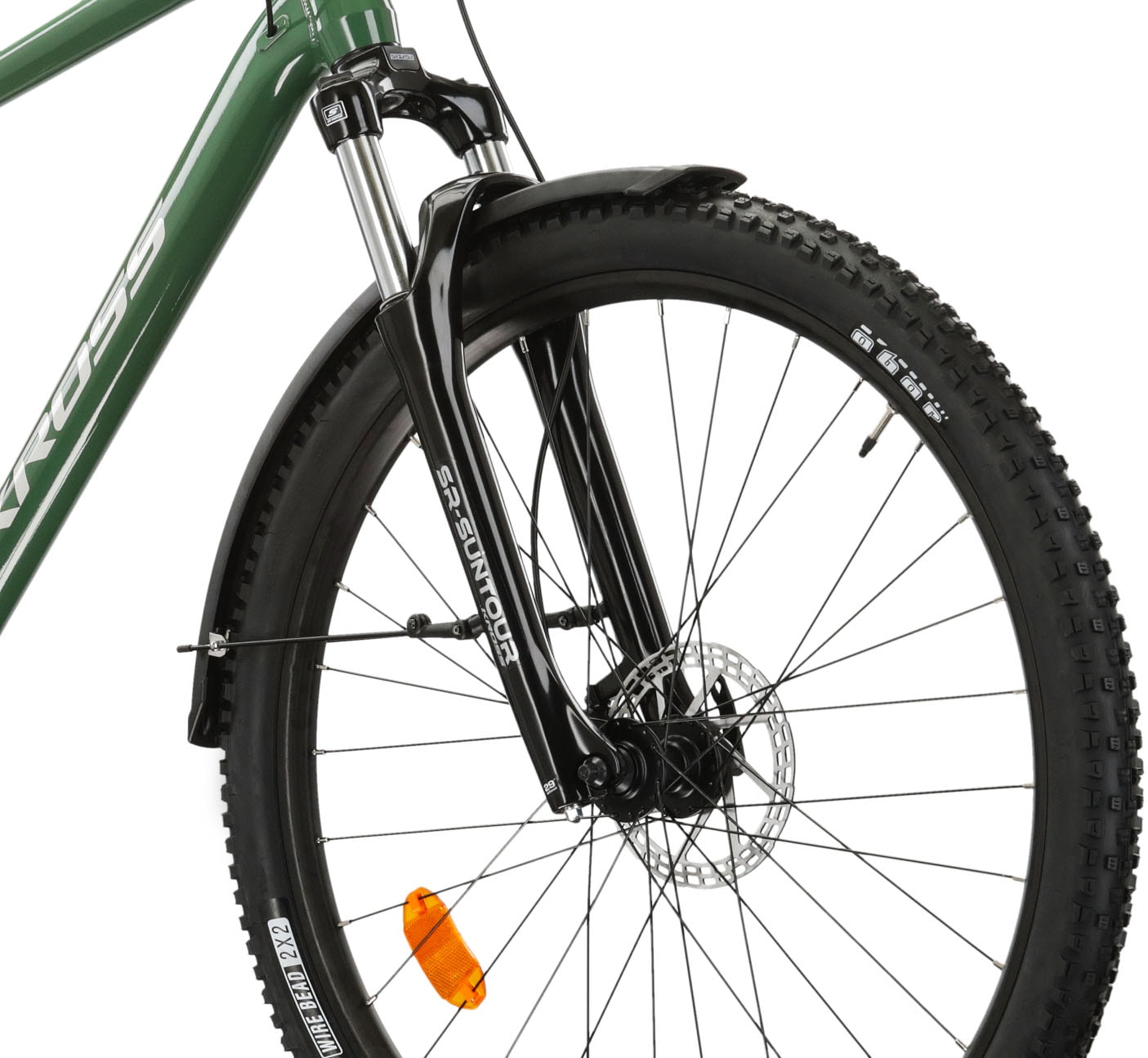 Kross Mountainbike »KROSS MTB Hardtail Hexagon 4.0 27,5" grün«, 16 Gang, Shimano, ACERA M3020 Schaltwerk, Kettenschaltung