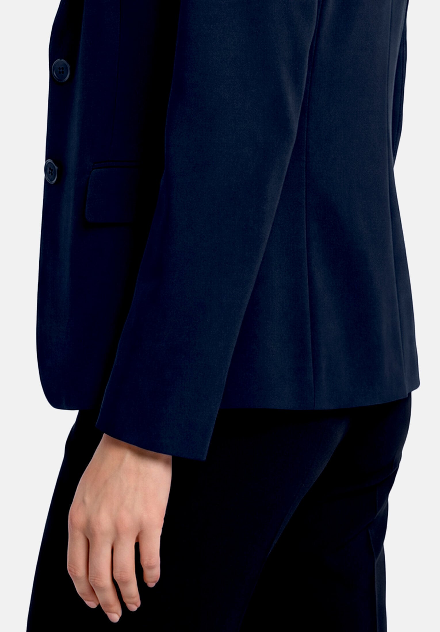 Betty&Co Longblazer »Damen mit Taschen« Druckfutter