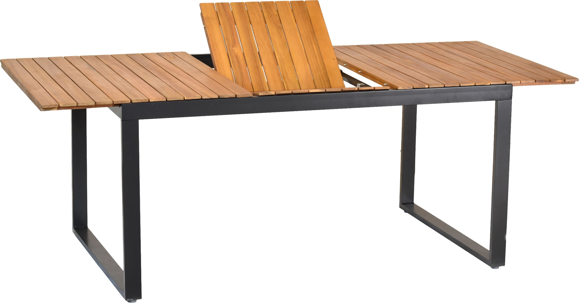 MERXX Garten-Essgruppe »Paxos« Set, 7 tlg. inkl. 6 Stapelsessel, 1 Ausziehtisch