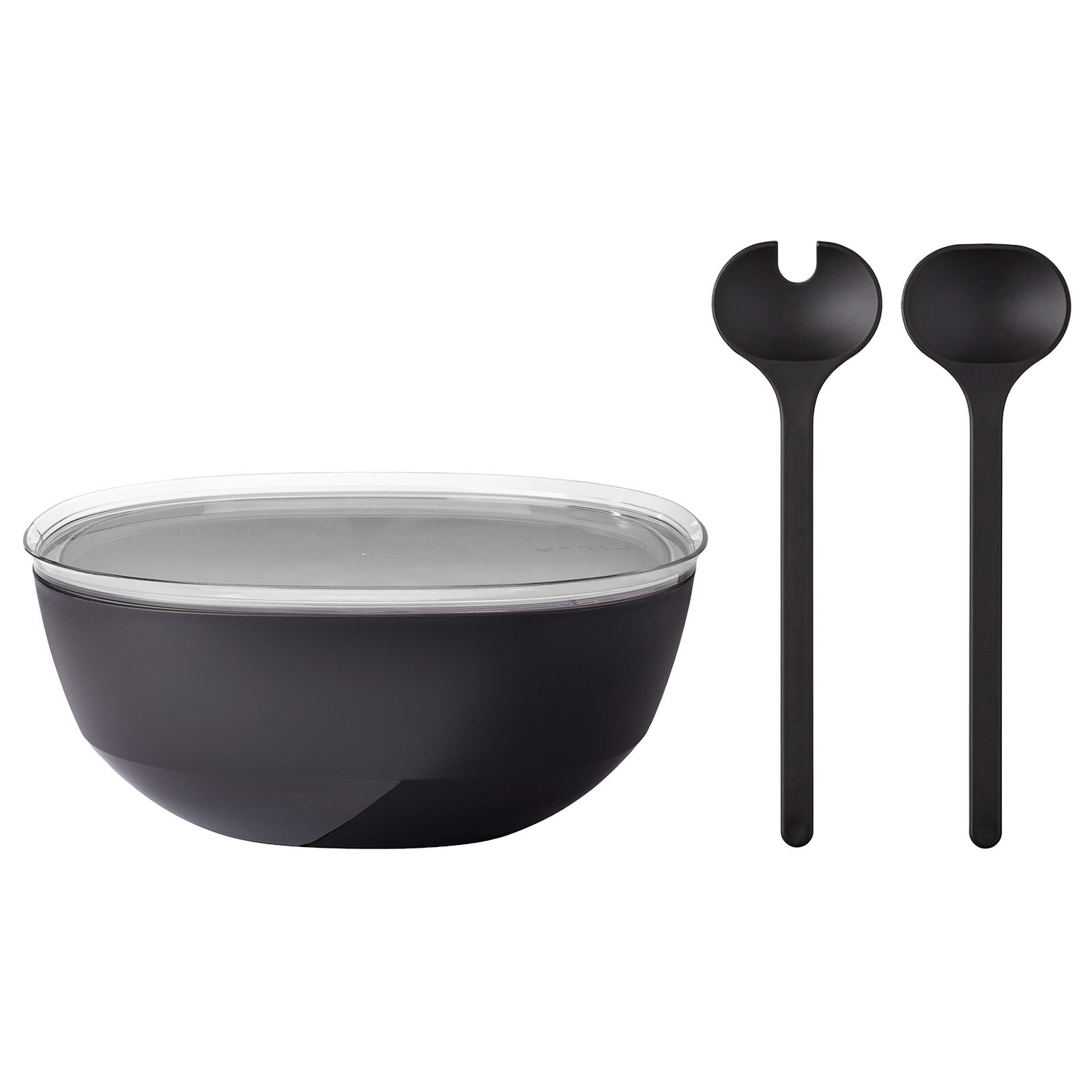 Mepal Schale "Servierschale mit Deckel & Salatbesteck Silueta 5000 ml" 2 tlg.