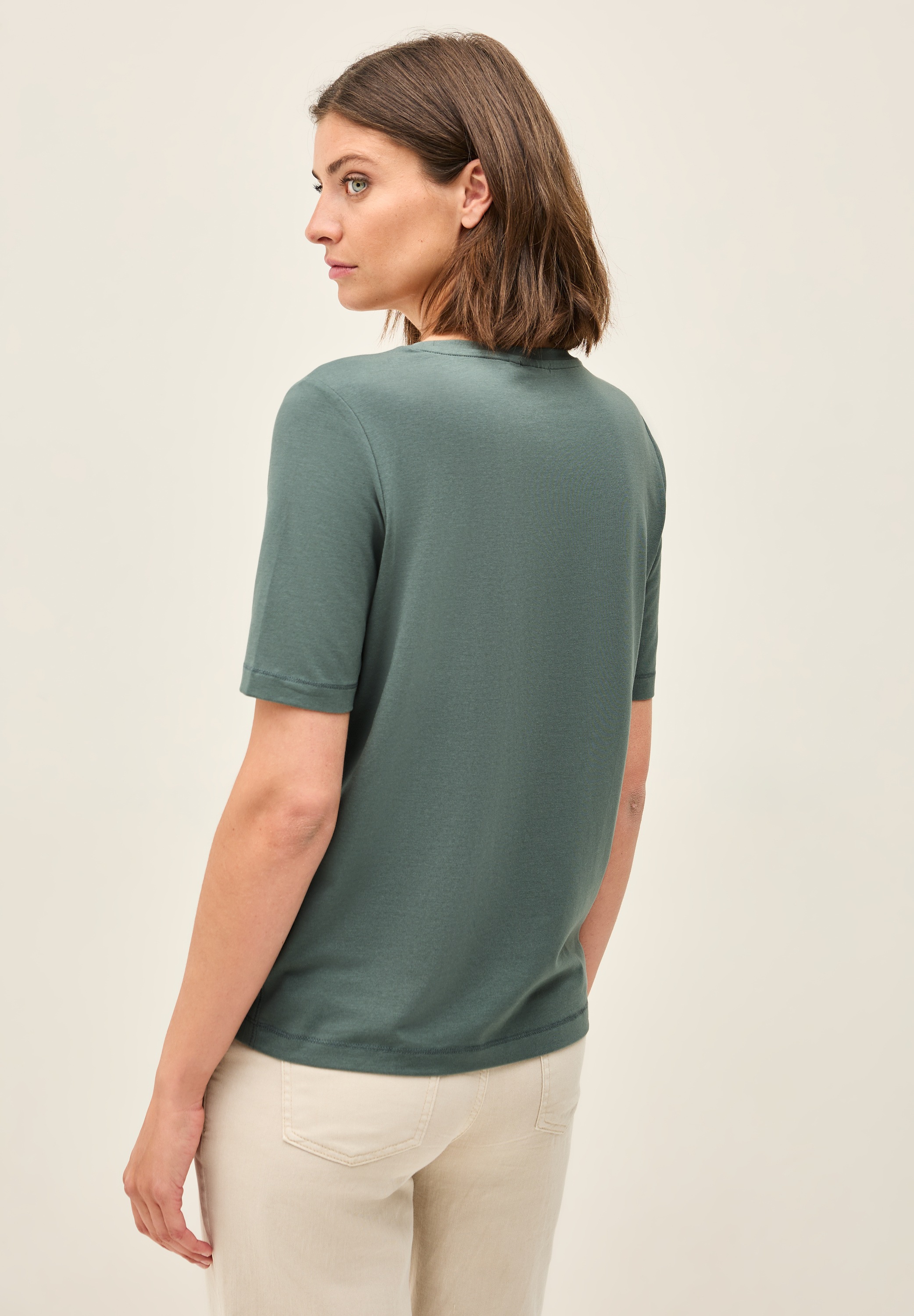 Cecil T-Shirt, im soften Baumwoll-Mix
