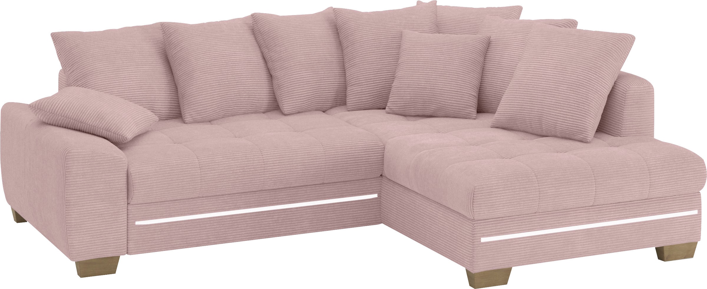 Mr. Couch Ecksofa "Nikita II, L-Form", mit Kaltschaum, RGB-LED Beleuchtung, günstig online kaufen