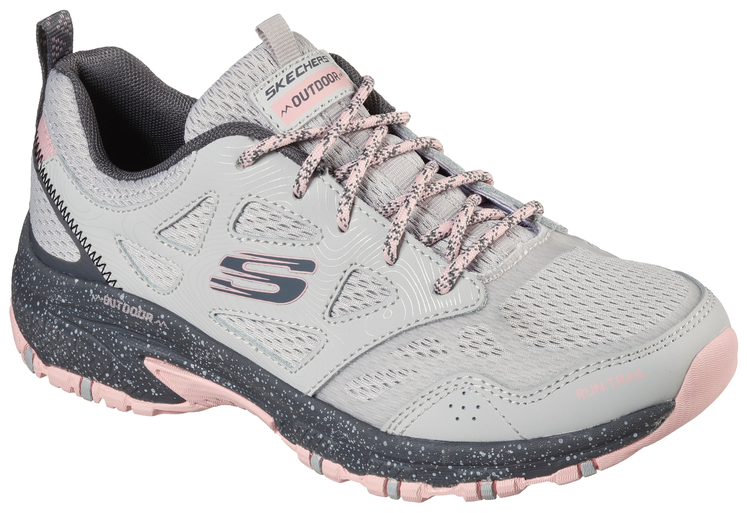 Skechers Sneaker »HILLCREST PURE ESCAPADE«, im Materialmix, Freizeitschuh, Halbschuh, Schnürschuh