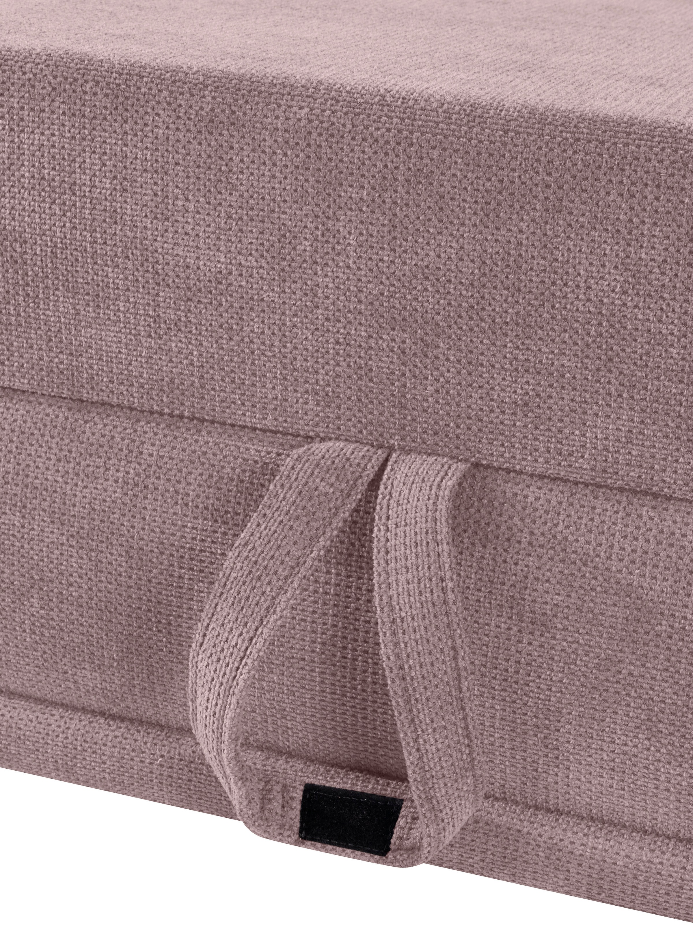 Places of Style Ecksofa Costello, mit Sitztiefenverstellung und Armlehnfunktion, incl. 3 Nierenkissen