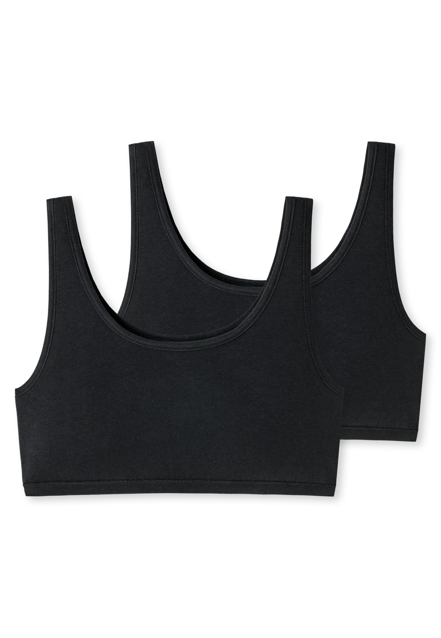 uncover by SCHIESSER Bustier "Uncover Cotton" breite Träger, Cotton-Mix, elastisch, soft