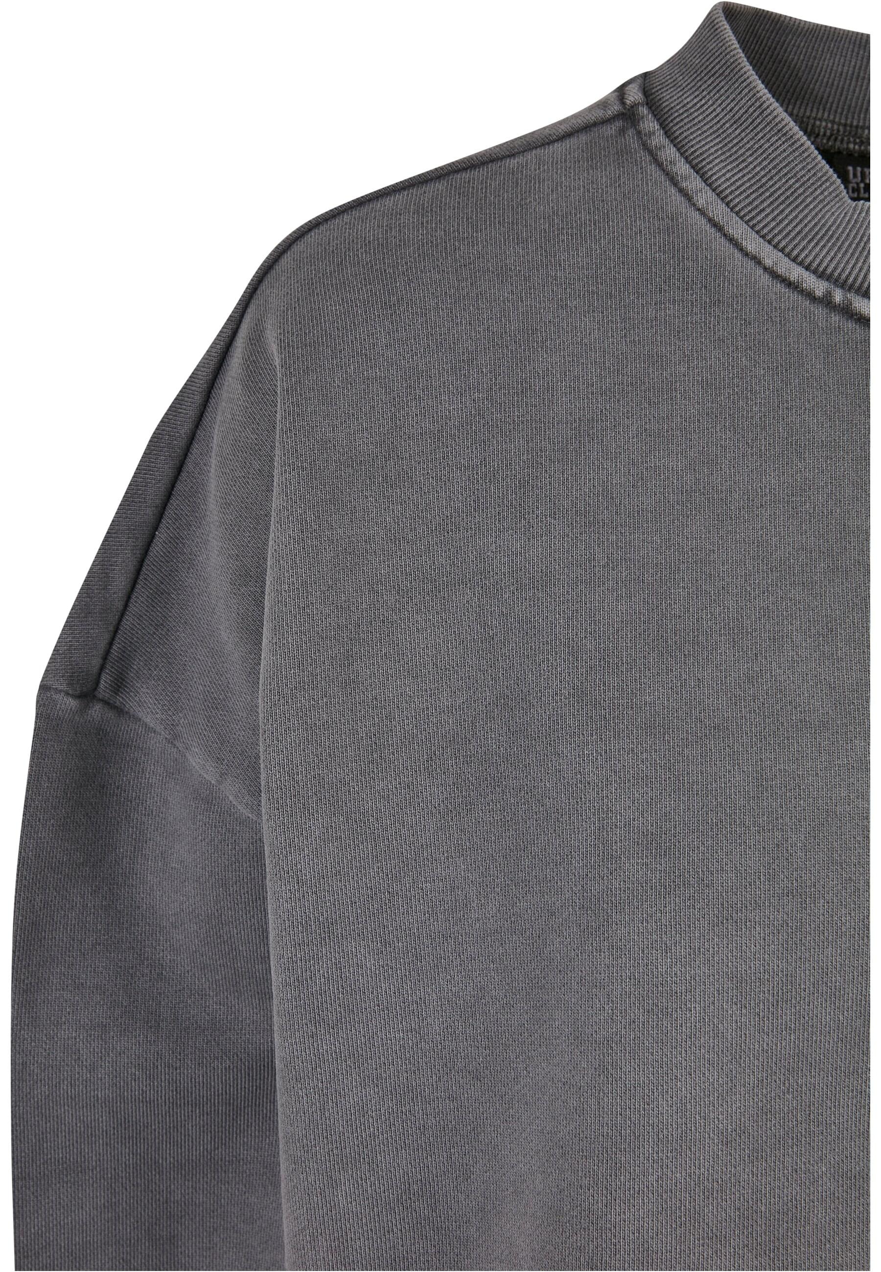 URBAN CLASSICS Sweater »Urban Classics Damen Ladies Heavy Terry Garment Dye Crewneck«, (1 tlg.)
