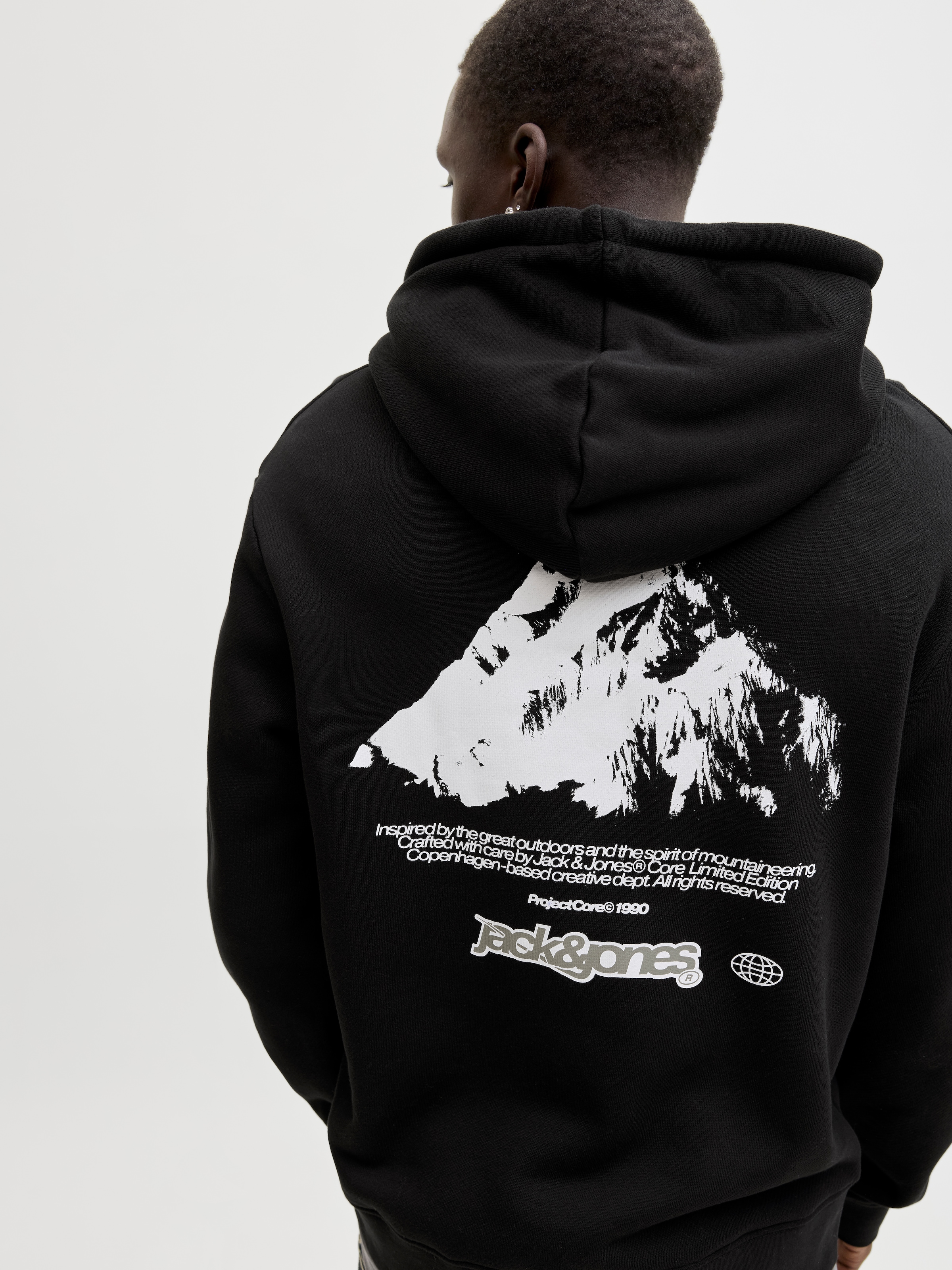 Jack & Jones Kapuzensweatshirt »JCOFLARE BACK PHOTO PRINT SWEAT HOOD«
