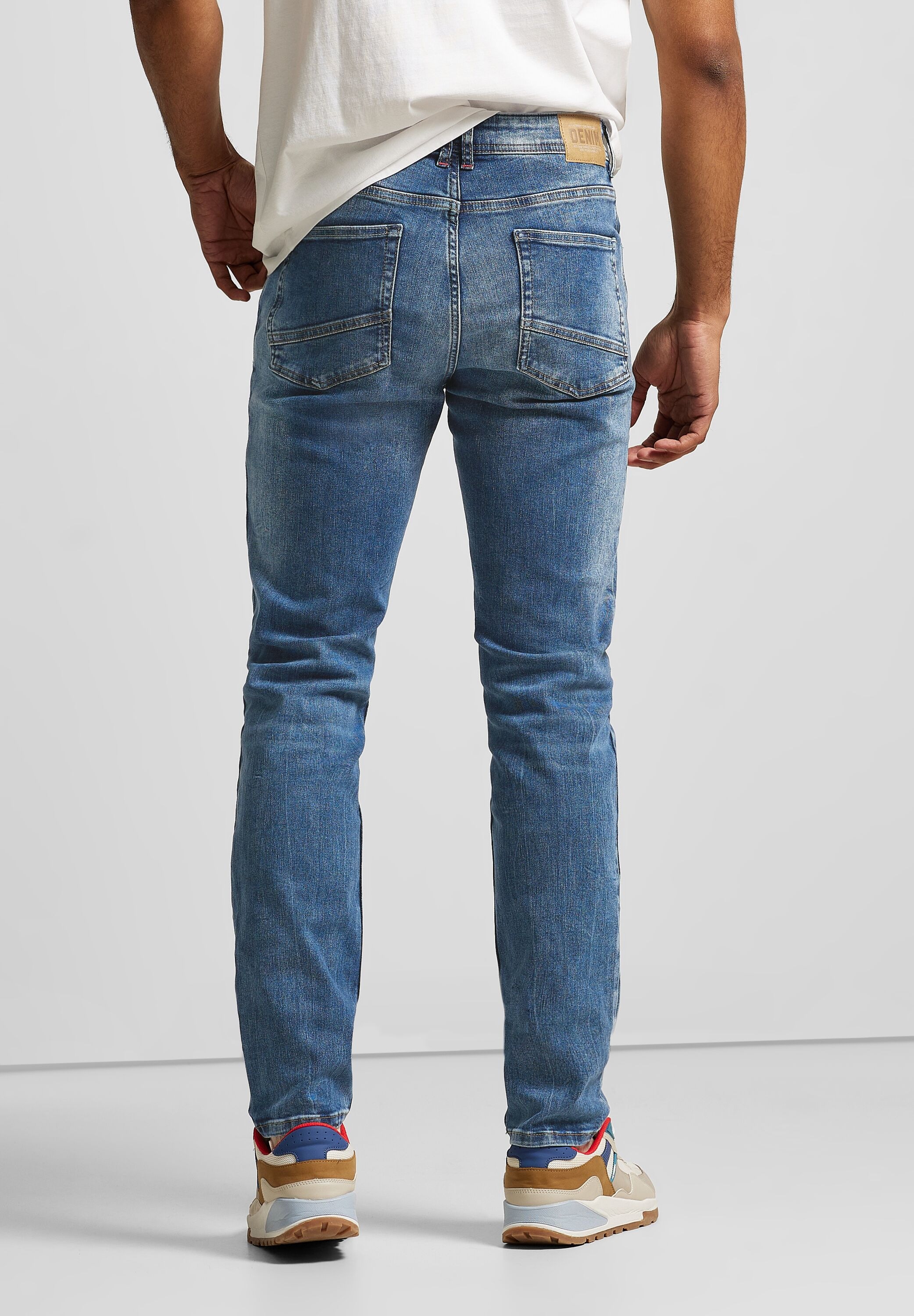 STREET ONE MEN Slim-fit-Jeans, 5-Pocket-Style