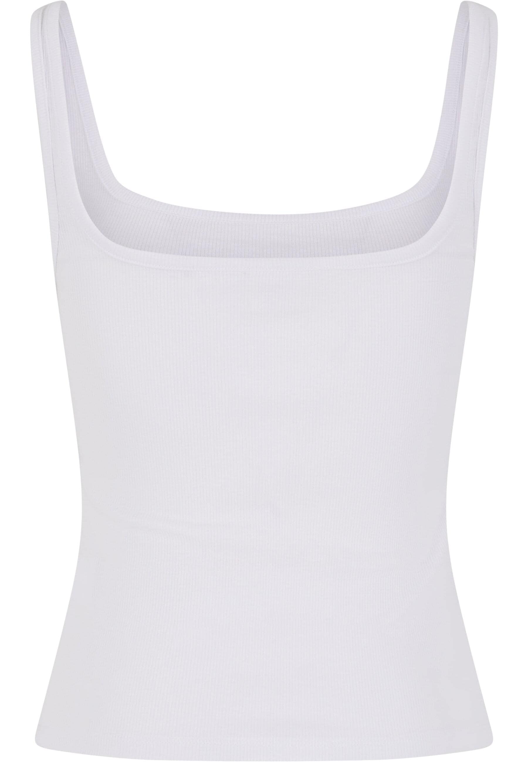 URBAN CLASSICS Muskelshirt »Urban Classics Ladies Wide Neck Rib Top 2-Pack«, (1 tlg.)