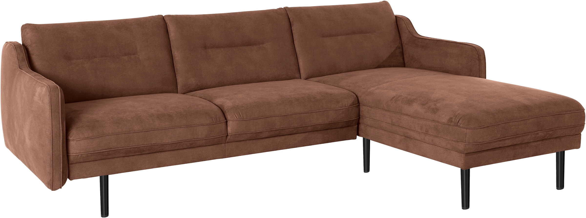 Home affaire Ecksofa "Nordfyn L-Form" edles Design in 3 Bezugsqualitäten, D günstig online kaufen