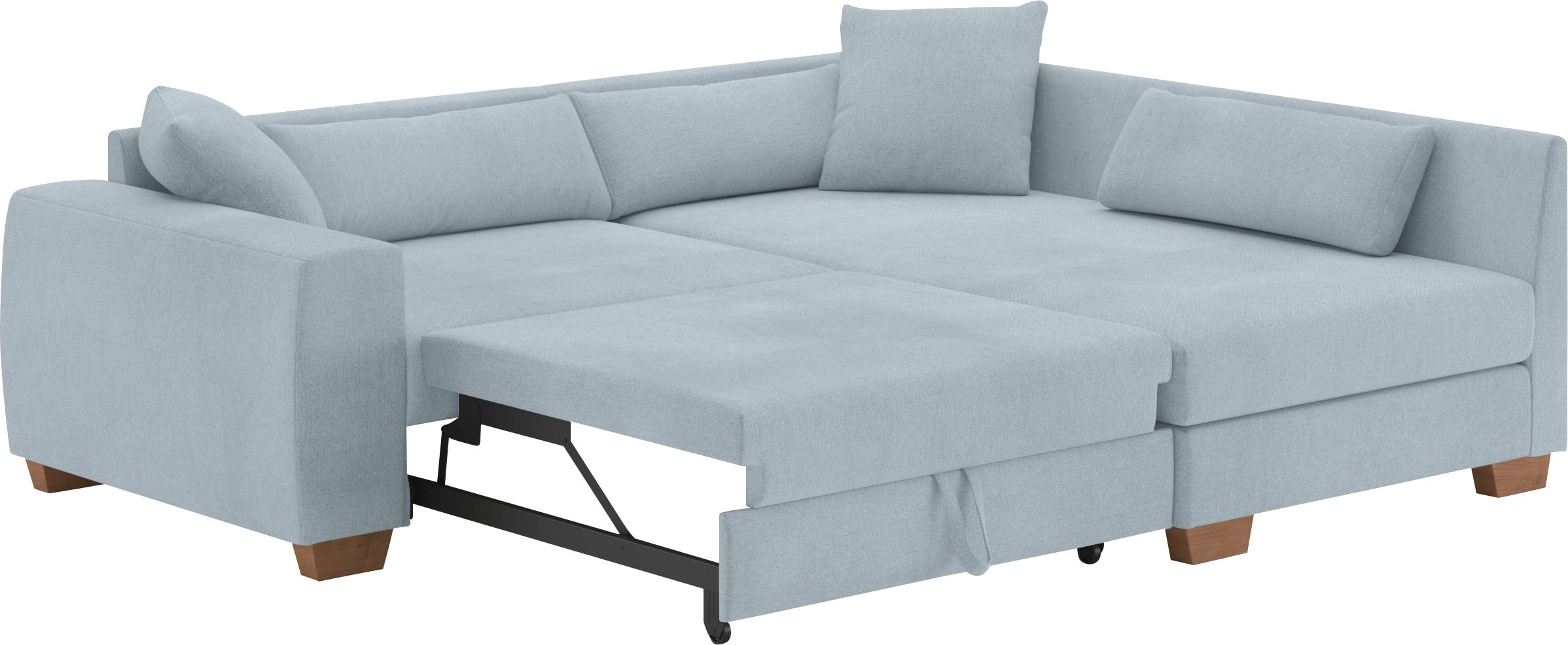 Thumbnail - Mr. Couch Ecksofa "Hilla L-Form" Mit Federkern, wahlweise mit Bettfunktion und Taschenfederkern