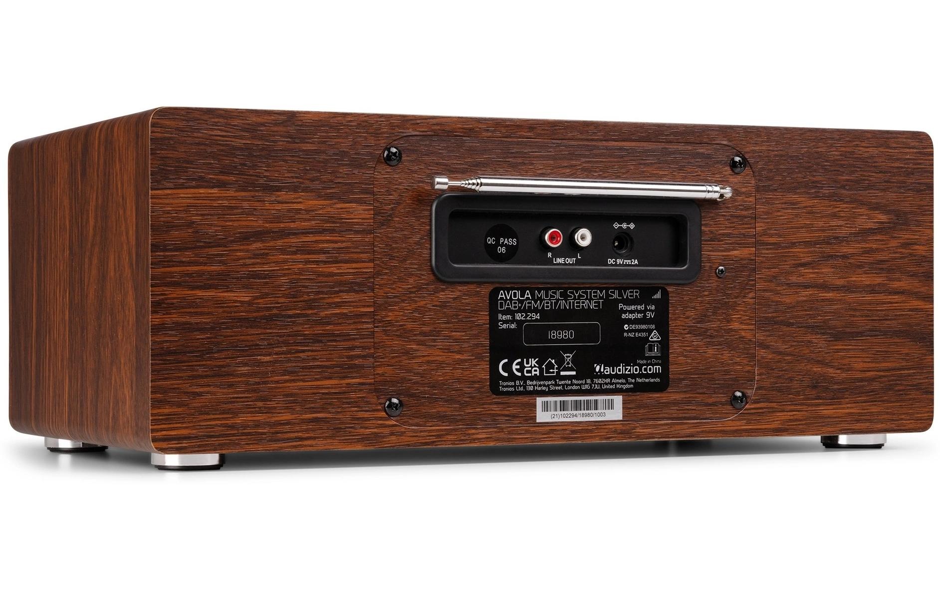 AUDIZIO Digitalradio (DAB+) »Avola« ( Digitalradio (DAB+) | FM-Tuner )