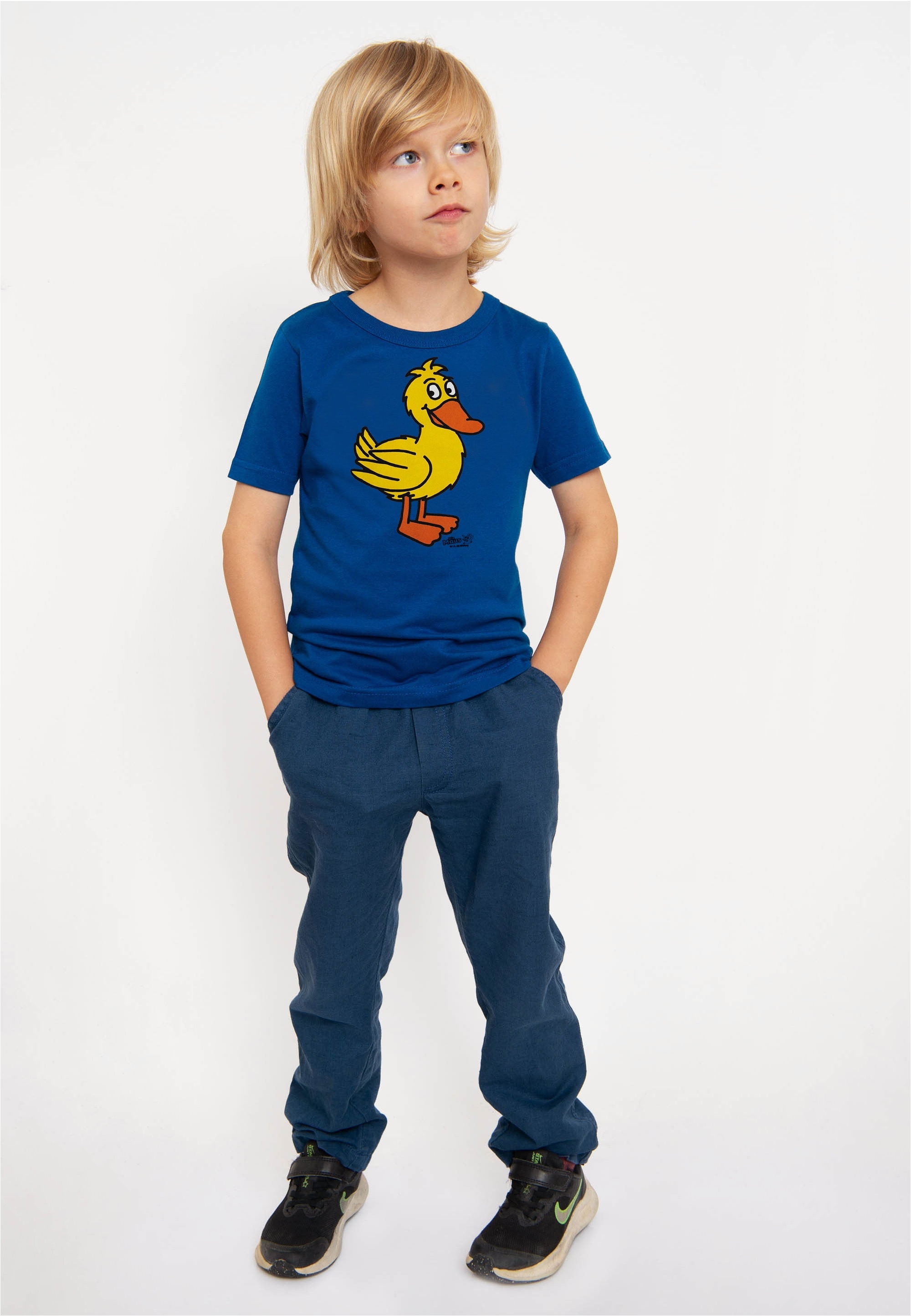 LOGOSHIRT T-Shirt »Die Sendung mit der Maus«, mit coolem Print