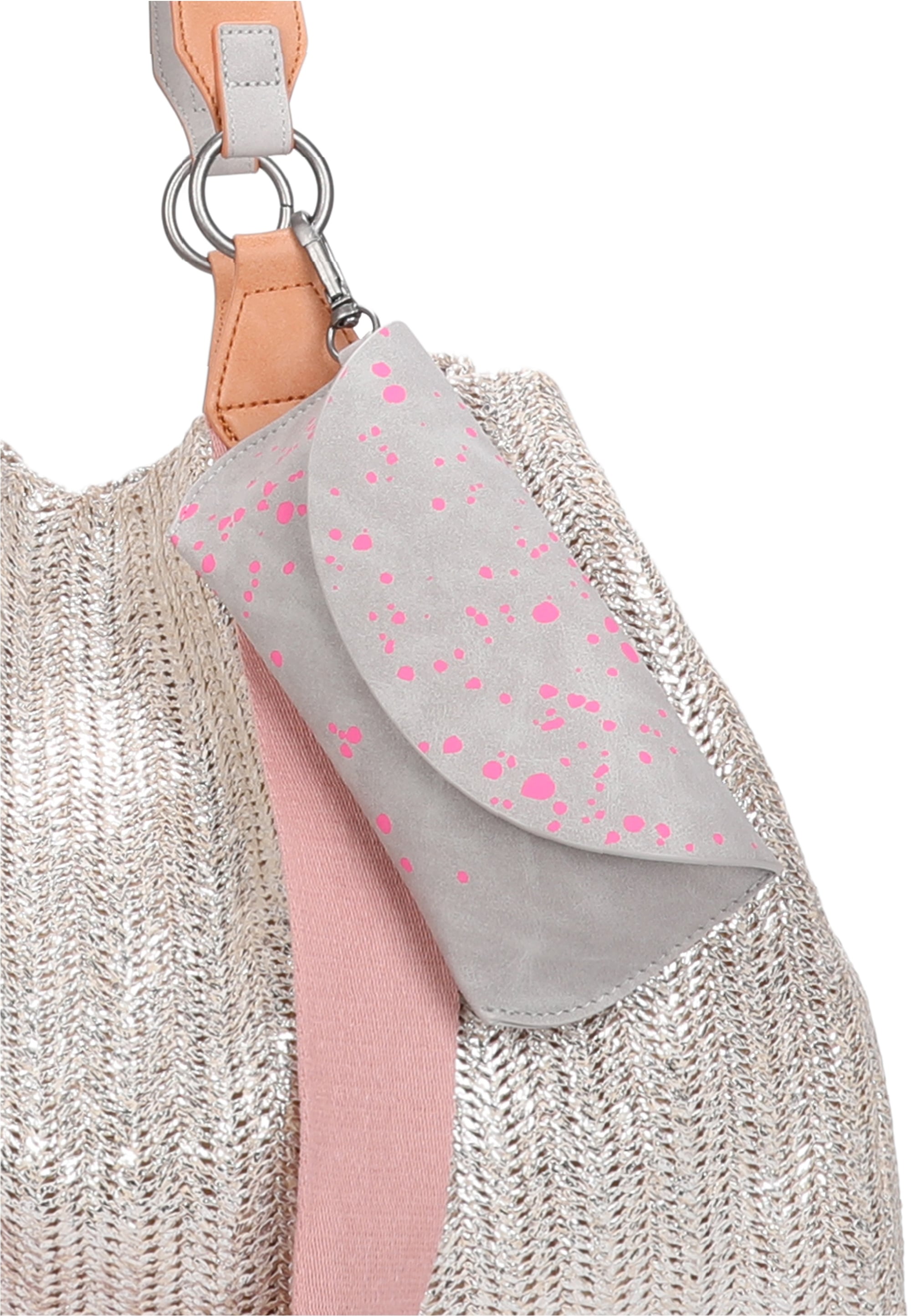 Fritzi aus Preußen Henkeltasche »Izzy Medium Limited Painted Straw«, mit abnehmbarem Brillenetui